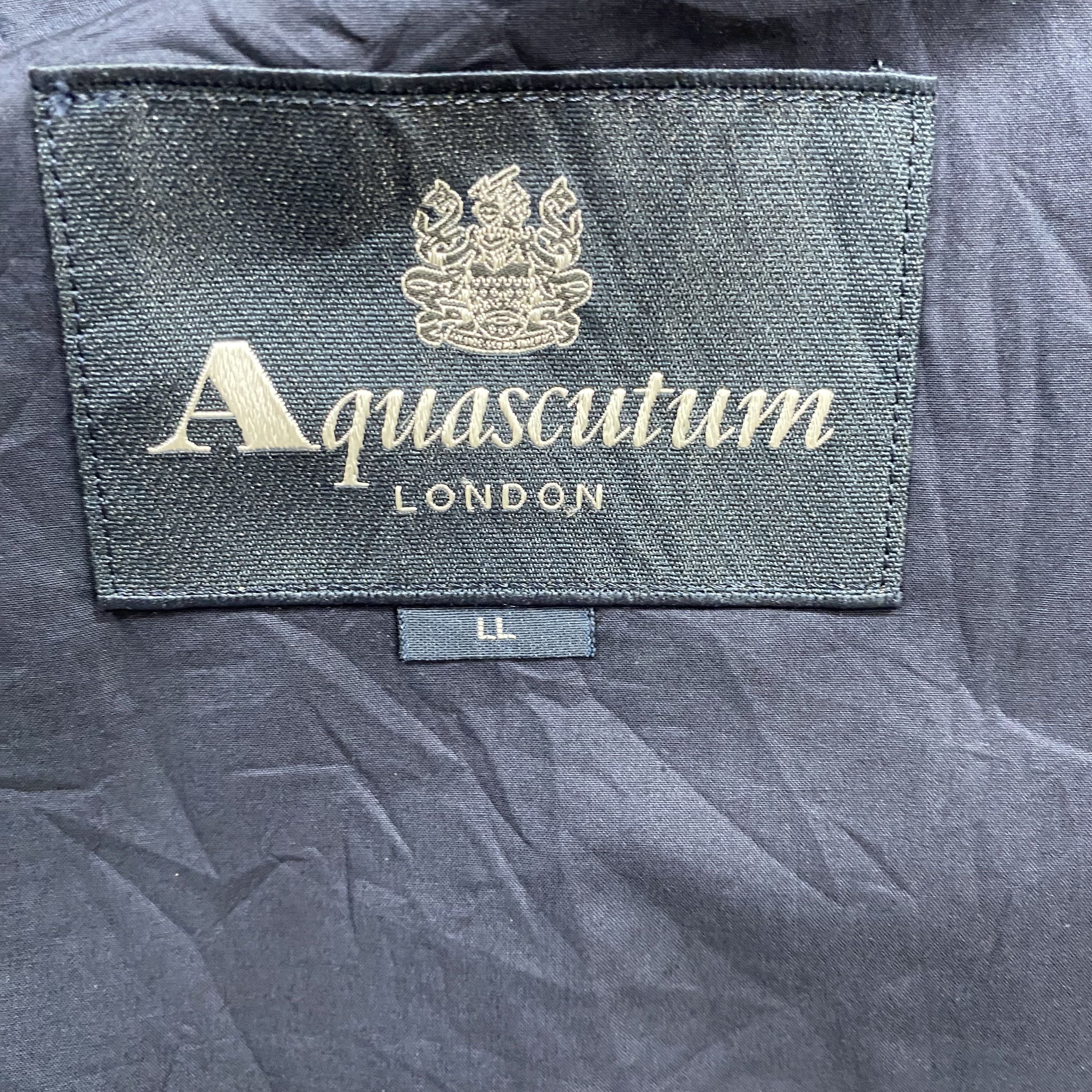 Aquascutum VINTAGE 90s AQUASCUTUM Navy Field Jacket-J668 Size US L / EU 52-54 / 3 - 15 Thumbnail