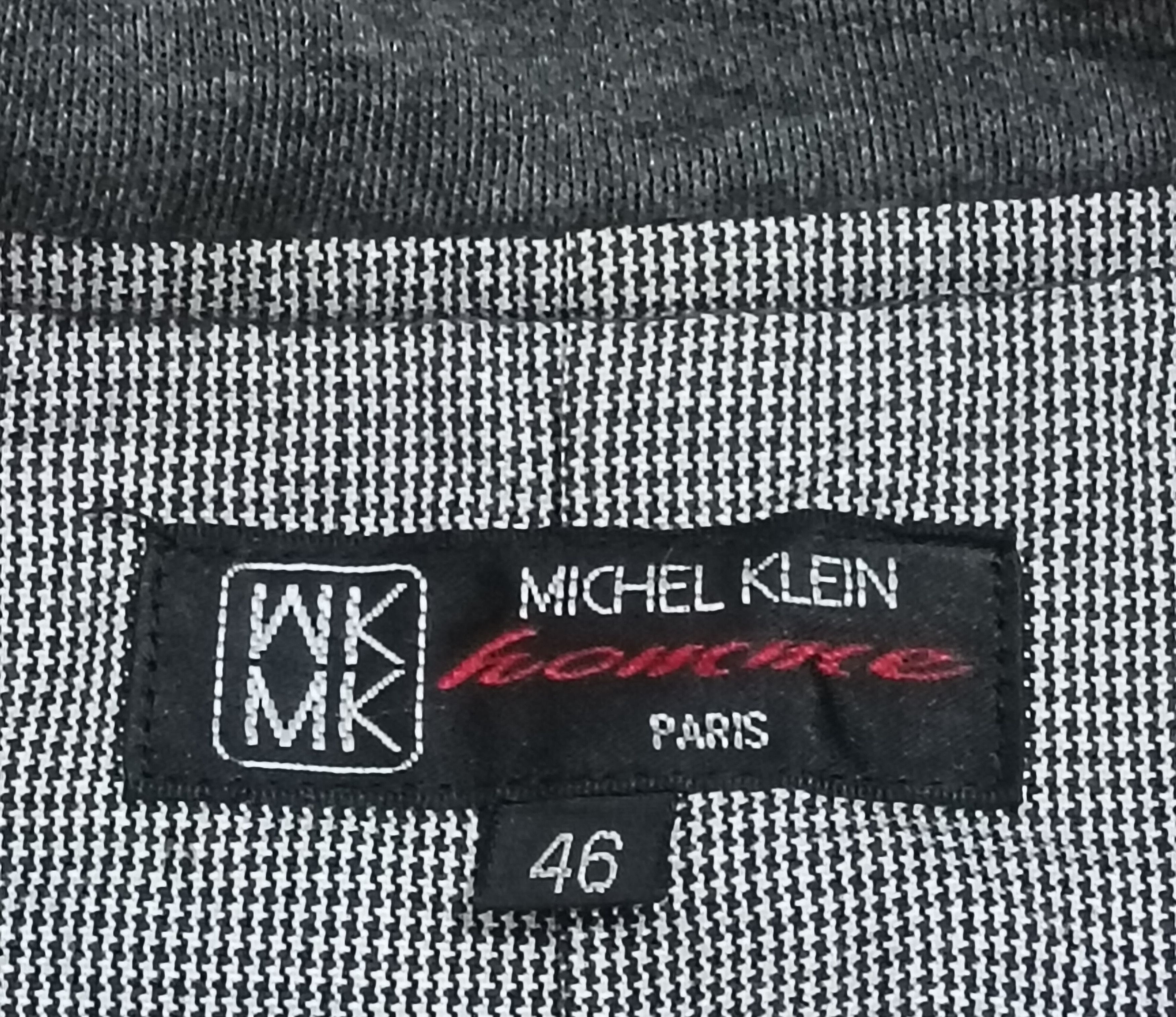 Japanese Brand × Michel Klein MICHEL KLEIN DOUBLE BREAST ZIPPER JACKET Size L / US 10 / IT 46 - 2 Thumbnail