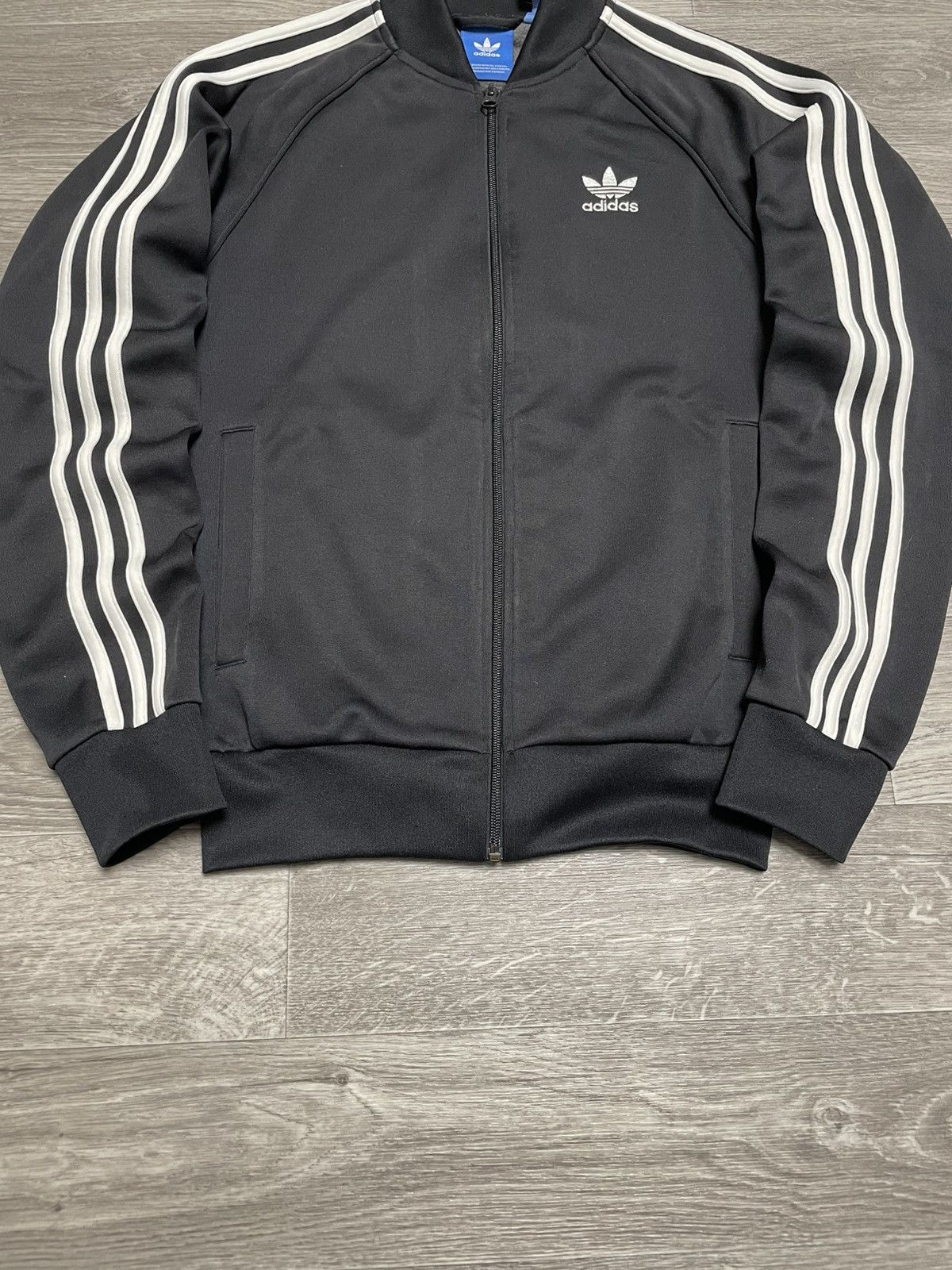 Adidas Adidas Fire Bird Black 3-Stipe Track Jacket Bomber Y2K Size US S / EU 44-46 / 1 - 3 Thumbnail