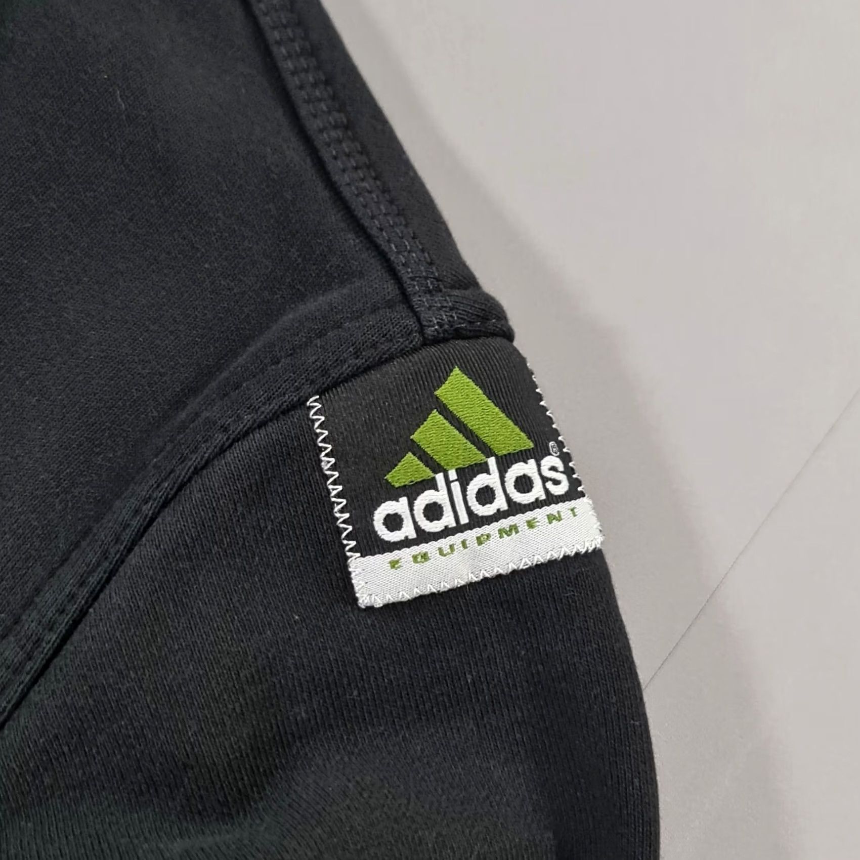 Adidas adidas Mens Sweatshirt Black Large 1/4 Zip Mock Neck City Sports Vintage Y2K Regular Sweatshirt Mens Size US L / EU 52-54 / 3 - 5 Thumbnail