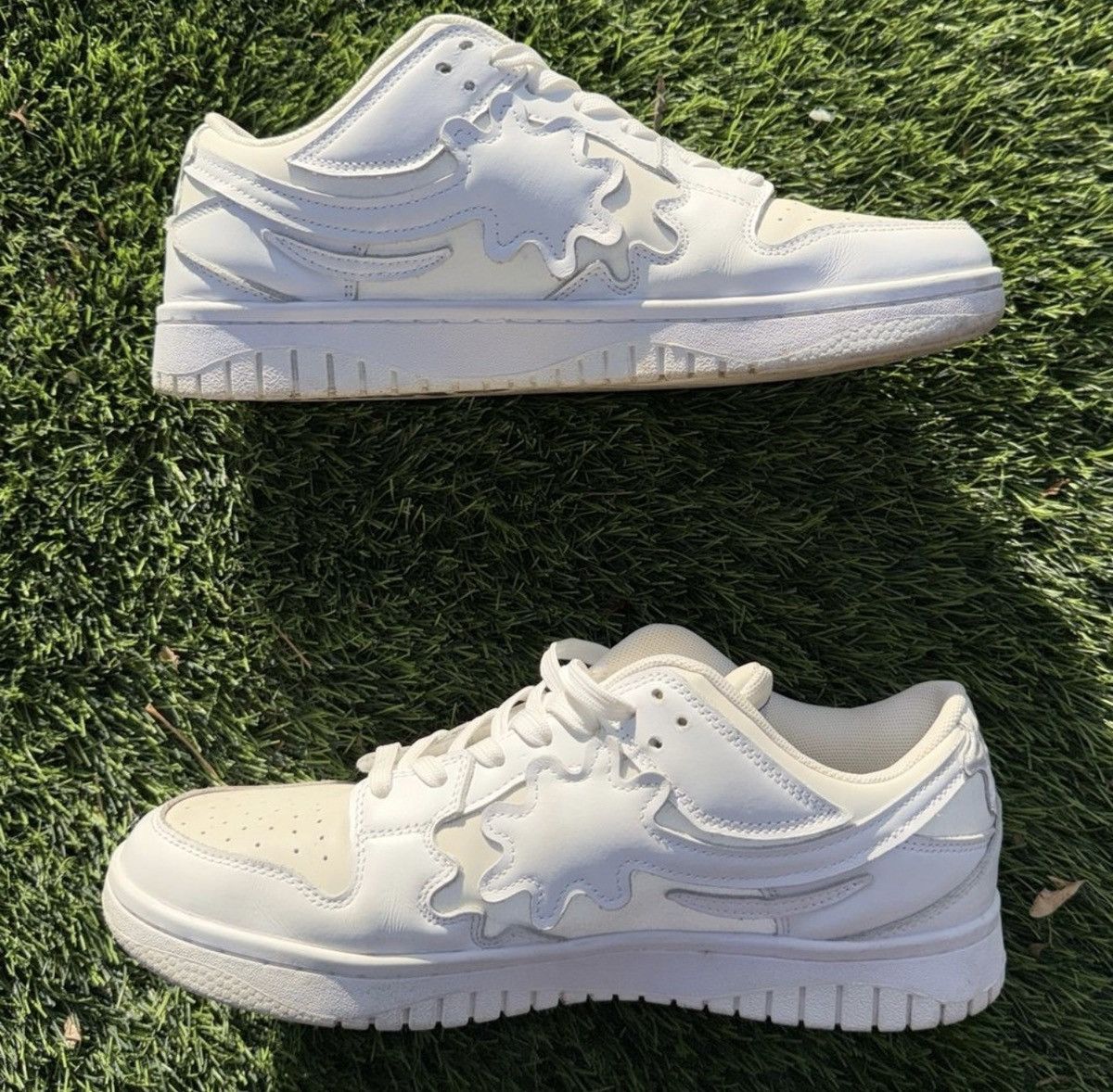 Glo Gang Glo Gang Funky Feets White Reflection Shoes custom insoles Size US 10 / EU 43 - 2 Thumbnail