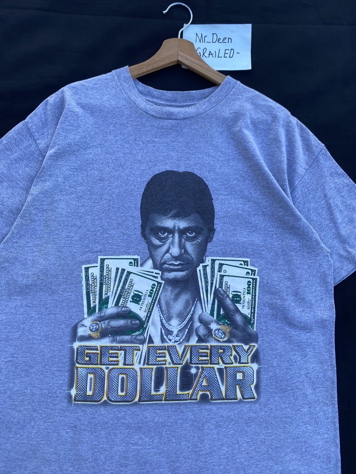 Vintage Vintage 90s Scarface “Tony Montana” Mob Gangster Crime Drama Size US XL / EU 56 / 4 - 1 Thumbnail