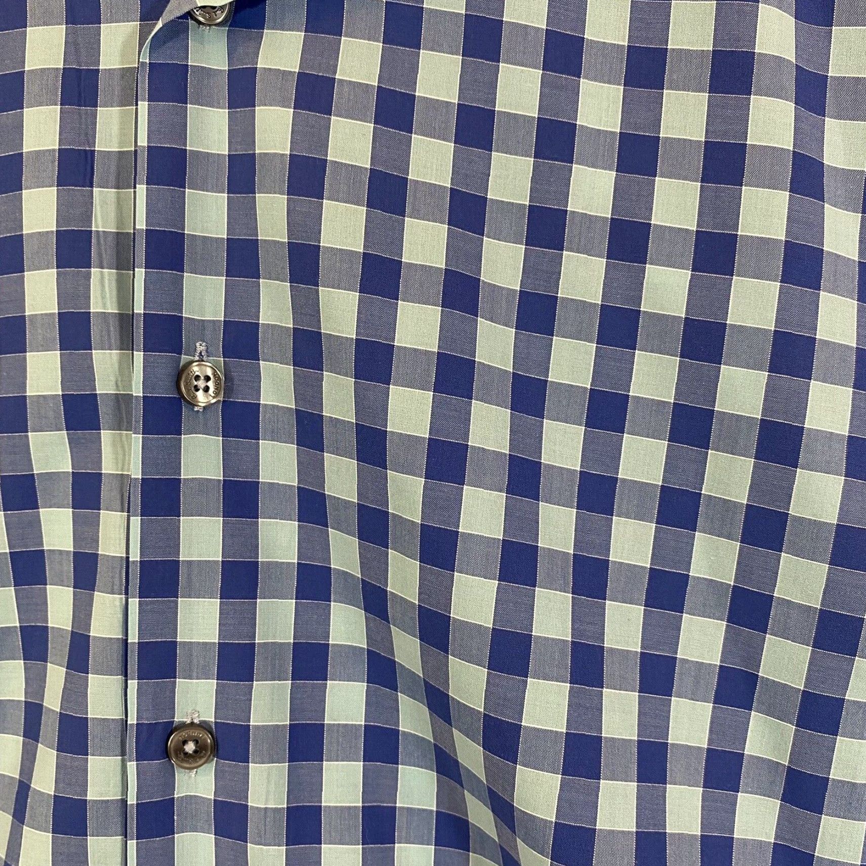 Paul Smith Paul Smith London Shirt Mens 15.5 39 Blue Plaid Button Up Dress Top Long Sleeve Size US M / EU 48-50 / 2 - 5 Thumbnail