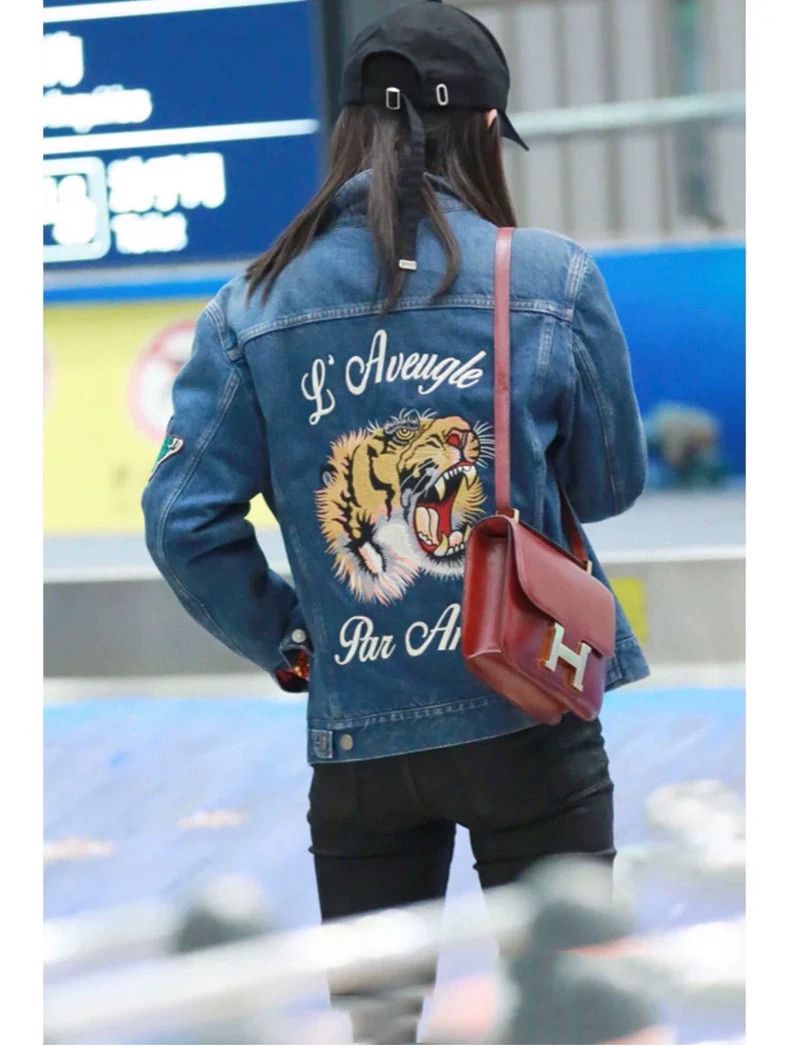 Gucci Gucci Tiger head embroidered thickened denim jacket 2501-Ne Size US S / EU 44-46 / 1 - 8 Thumbnail