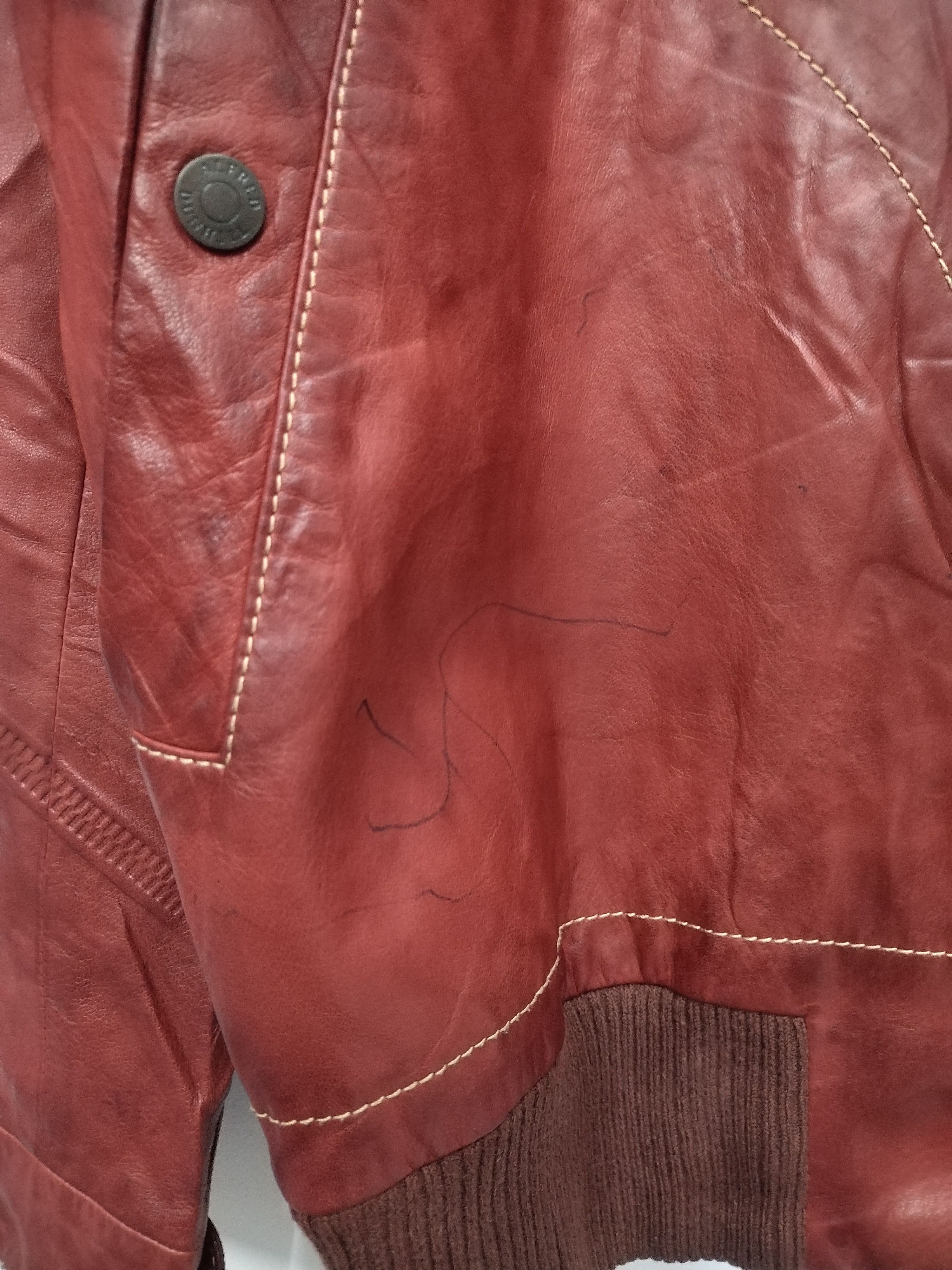 Alfred Dunhill VTG Dunhill Lambskin Leather bomber jacket size XS (R FIT) Size US XS / EU 42 / 0 - 11 Thumbnail