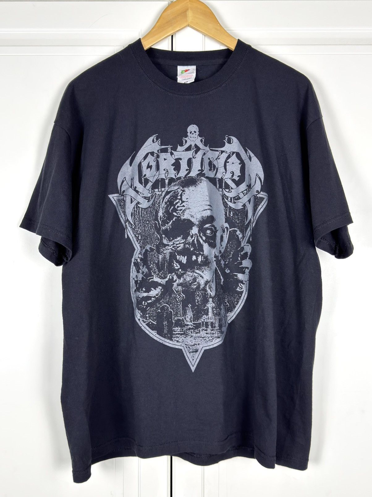 Vintage Mortician Mortal Massacre Rare Official T-shirt XL Size US XL / EU 56 / 4 - 1 Thumbnail