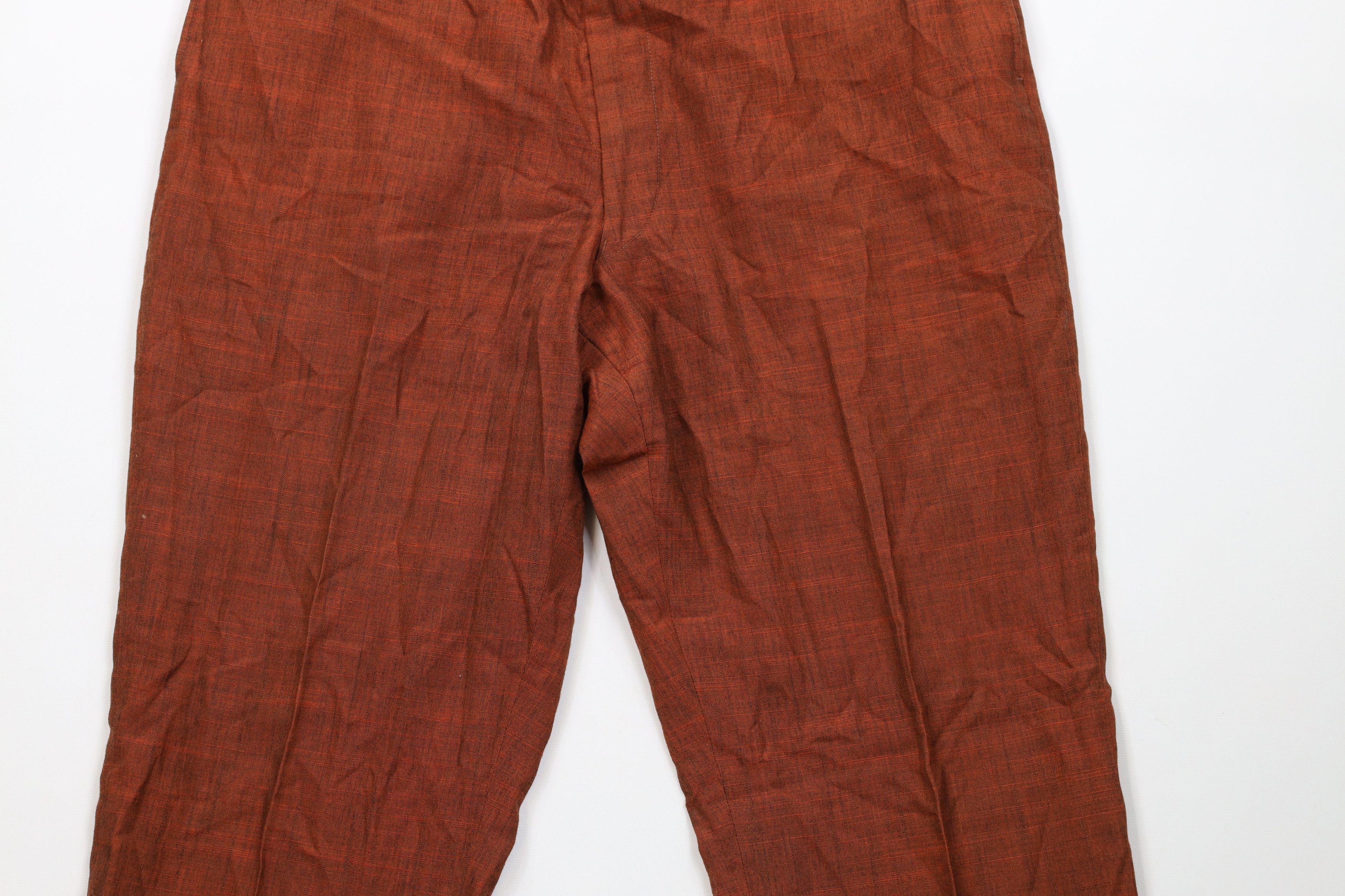 Vintage Vintage 50s Rockabilly Fleck Rayon Gabardine Chino Pants USA Size US 34 / EU 50 - 3 Thumbnail