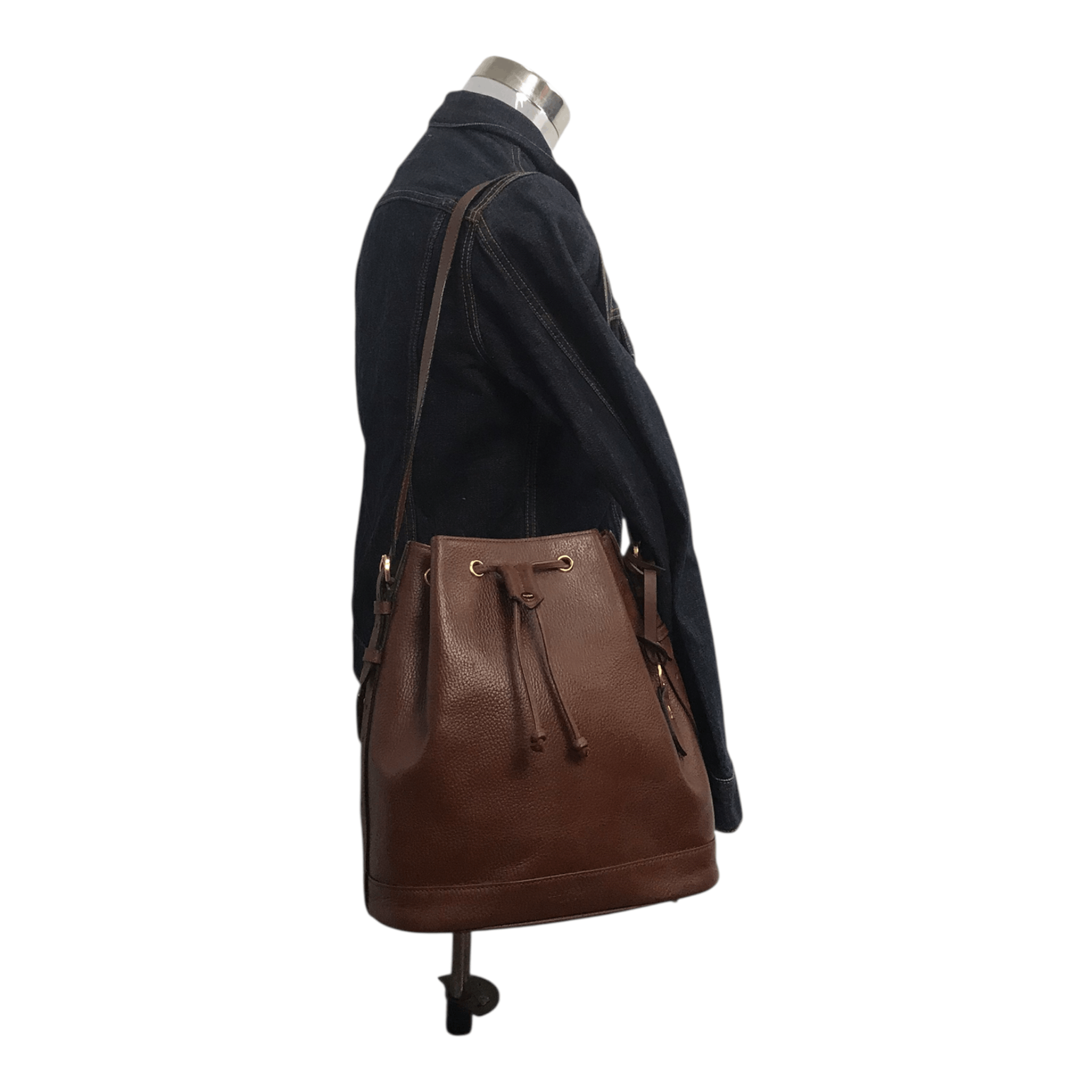 Courreges Courreges Paris Leather Bucket handBag Size ONE SIZE - 2 Thumbnail