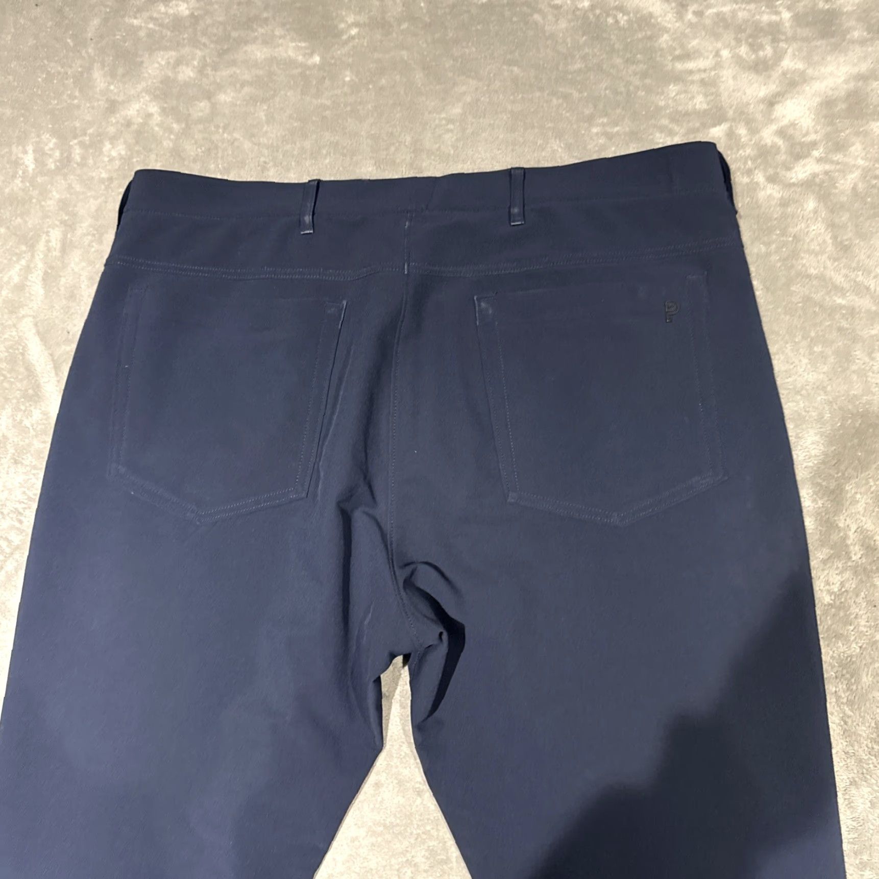 Vintage Public Rec Dealmaker Pants Mens Navy Blue 38x30 Straight Pockets Comfort Shirt? Size US 38 / EU 54 - 8 Thumbnail
