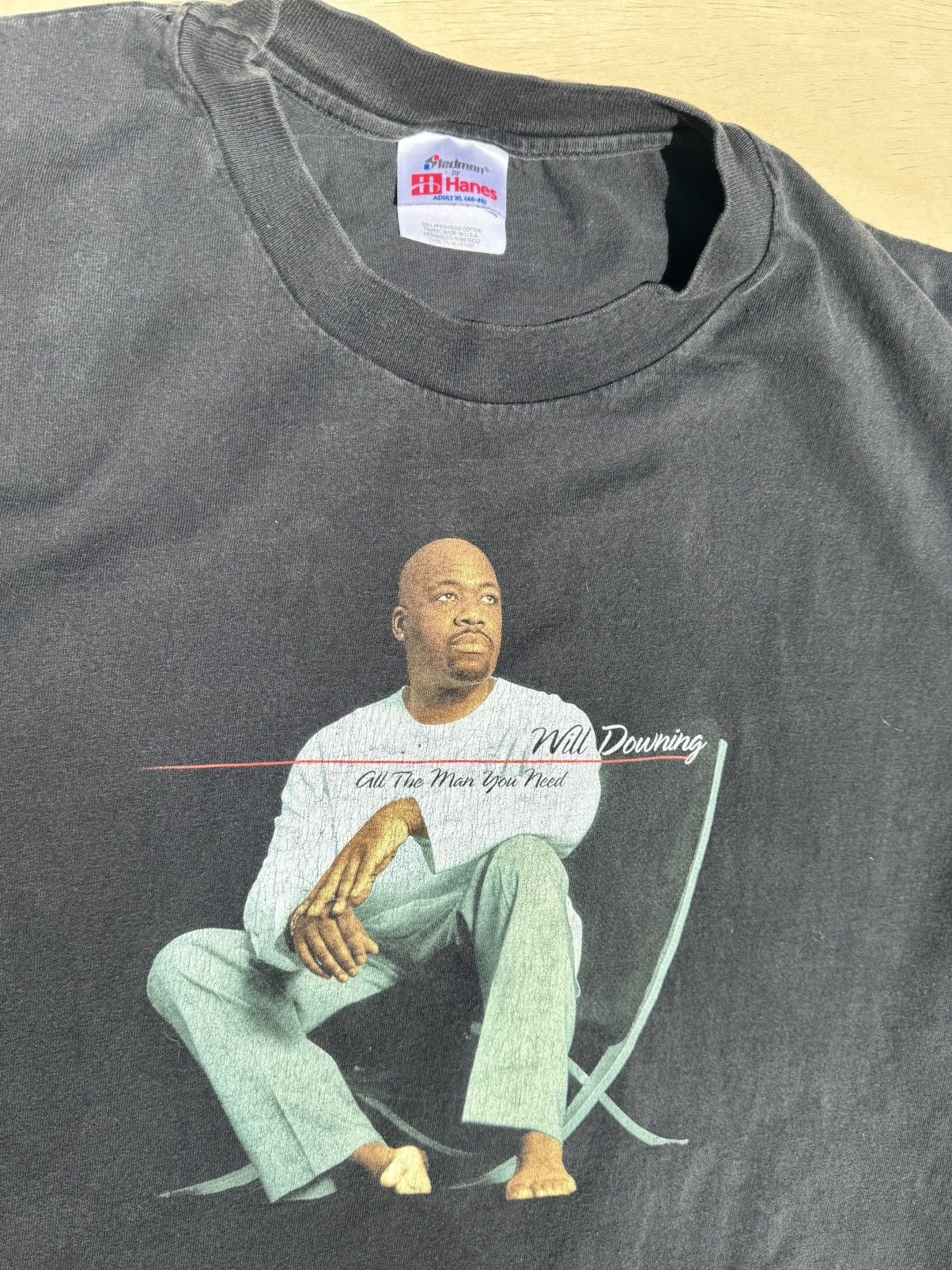 Rap Tees 1999 Will Downing Vintage 90’s RNB Rap Tee T-Shirt Size US XL / EU 56 / 4 - 4 Thumbnail
