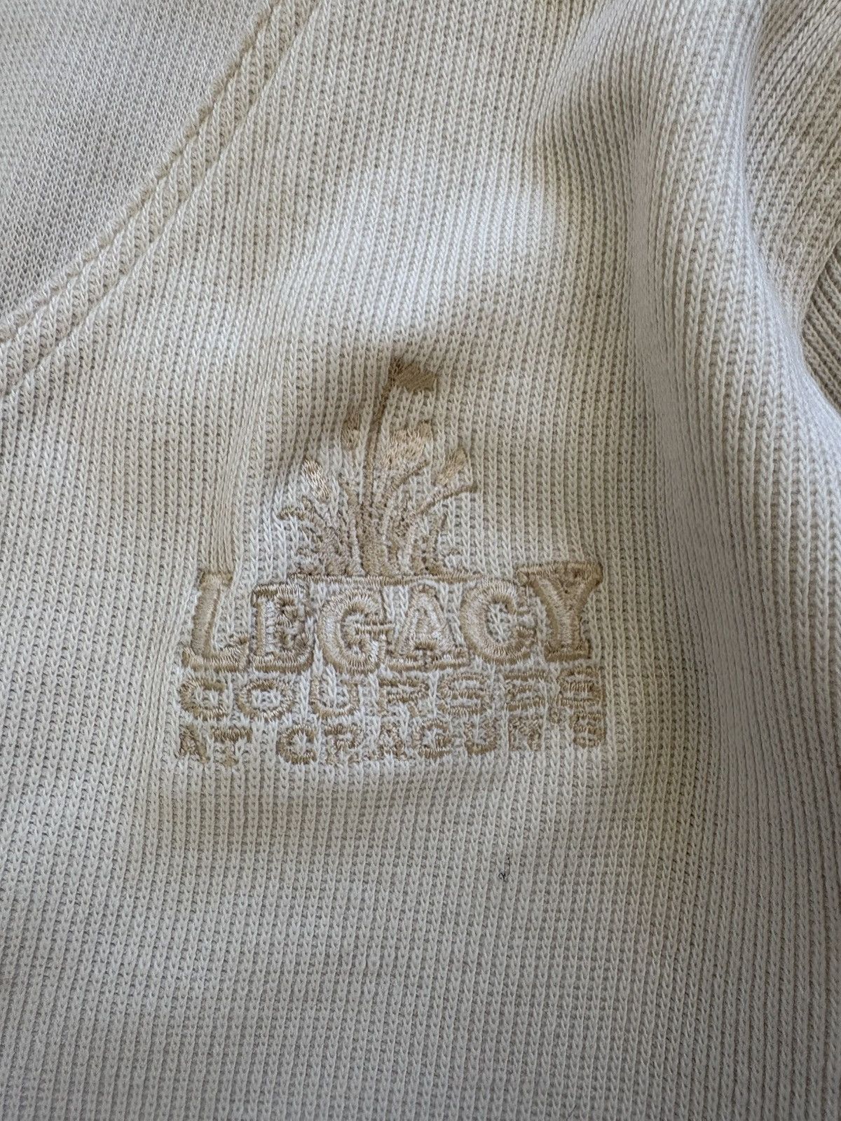 Other Bette & Court Vintage 80s Cream Zip-Up Golf Cardigan XL Size XL / US 12-14 / IT 48-50 - 5 Thumbnail
