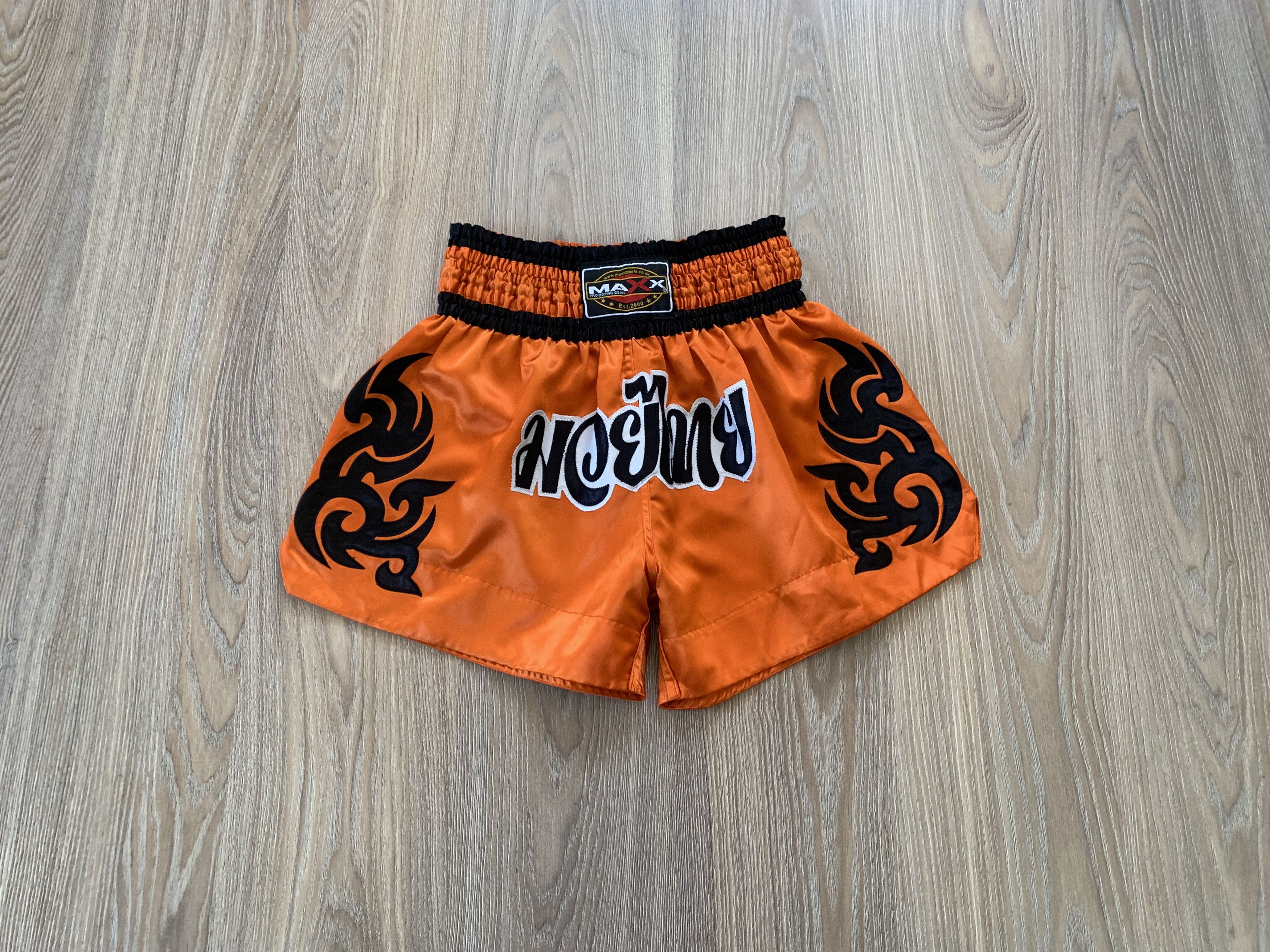 Japanese Brand Maxx Muay Thai Boxing Embroided Shorts Size US 36 / EU 52 - 1 Thumbnail