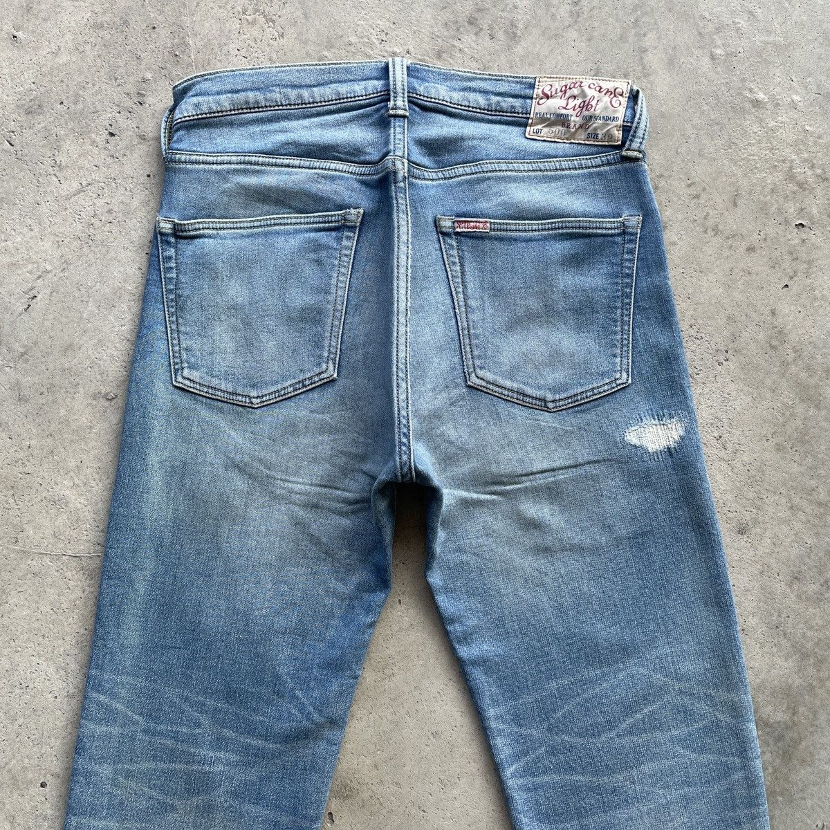 Sugar Cane Vintage Sugar Cane Light Faded Jeans Denim Pants W32 Size US 32 / EU 48 - 11 Thumbnail