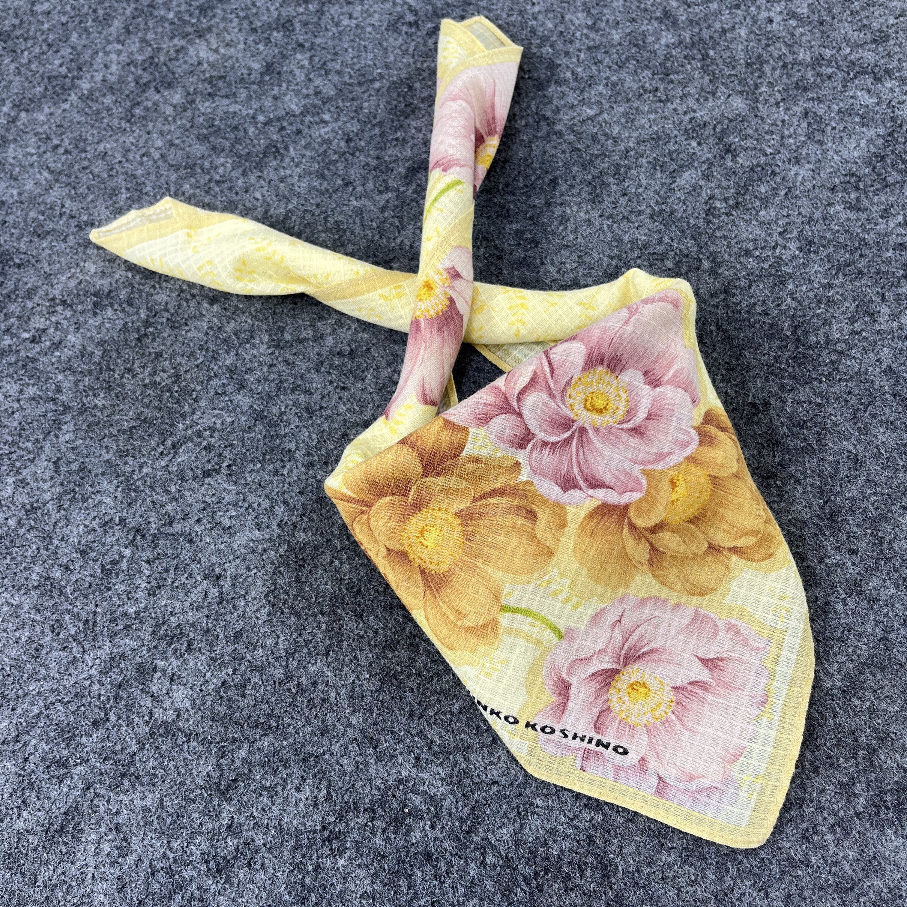 Japanese Brand Junko Koshino Handkerchief / Bandana / Neckerchief B732 Size ONE SIZE - 8 Thumbnail