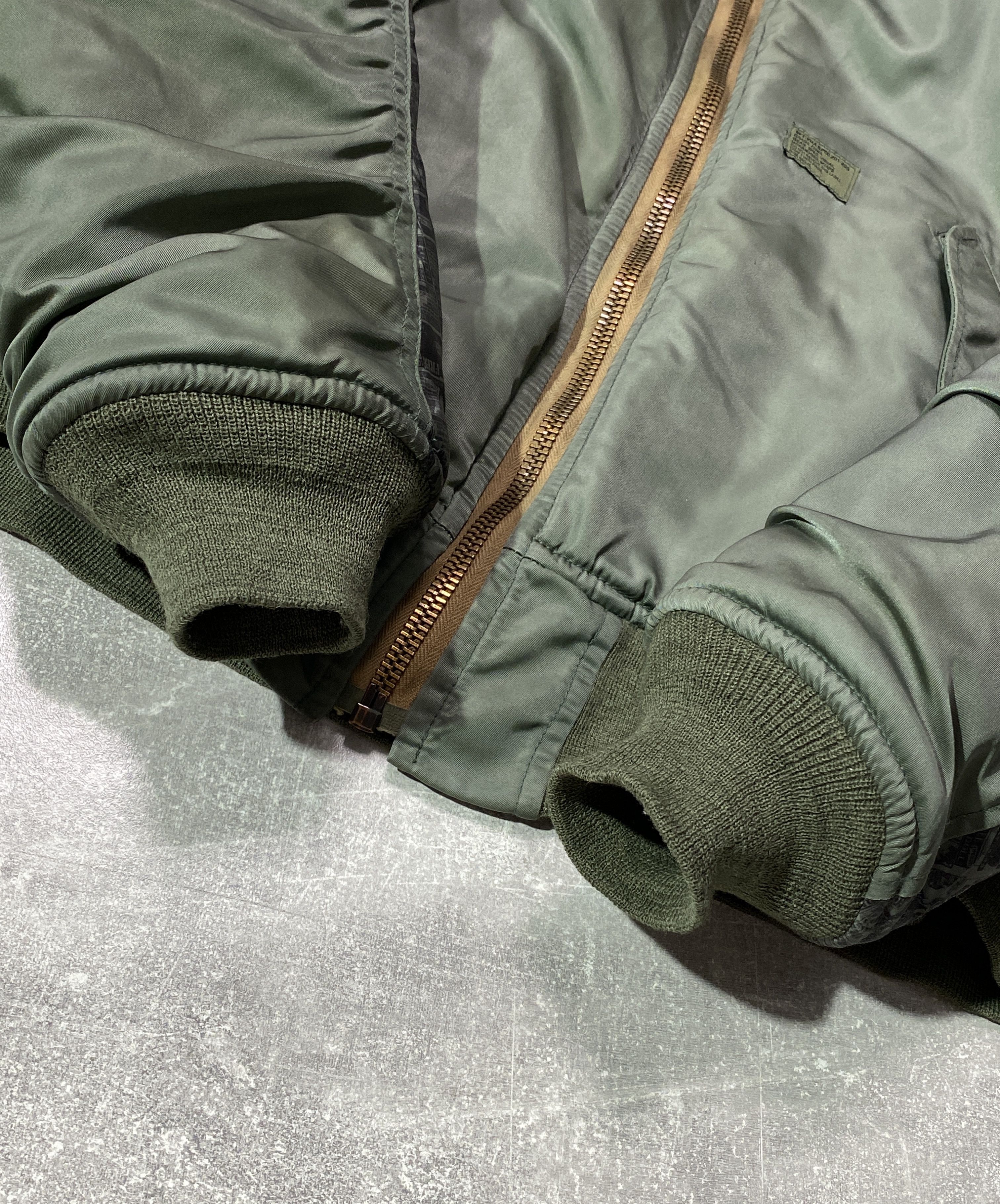 Japanese Brand Vintage 00s WTAPS TABOO VIDEOS MA1 JACKET MILITARY STYLE Size US M / EU 48-50 / 2 - 15 Thumbnail