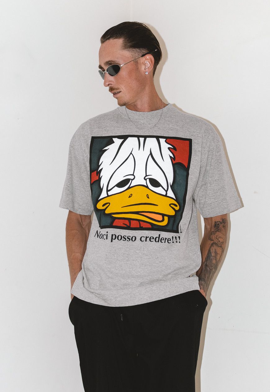 Disney × Vintage Vintage 90s luxury Disney Donald duck cartoon graphic Tee Size US L / EU 52-54 / 3 - 4 Thumbnail