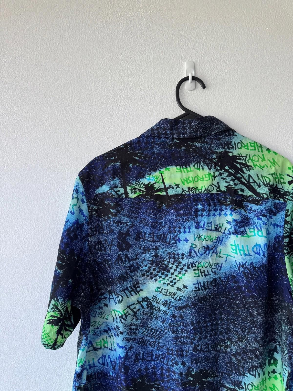 Ksubi new ksubi medium m short sleeve shirt top resort blue palm Size US M / EU 48-50 / 2 - 5 Thumbnail