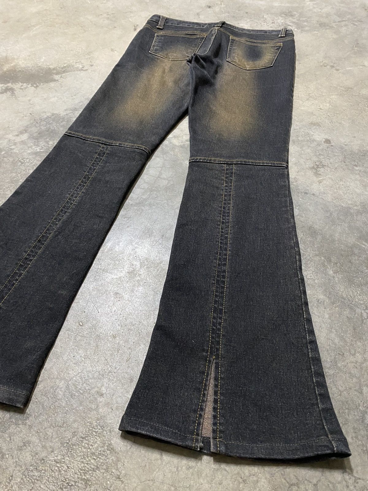 Hysteric Glamour × If Six Was Nine × Japanese Brand Flare Jeans Projoy Mud Rusty Stretch Denim Jeans p82 Size US 29 - 9 Thumbnail