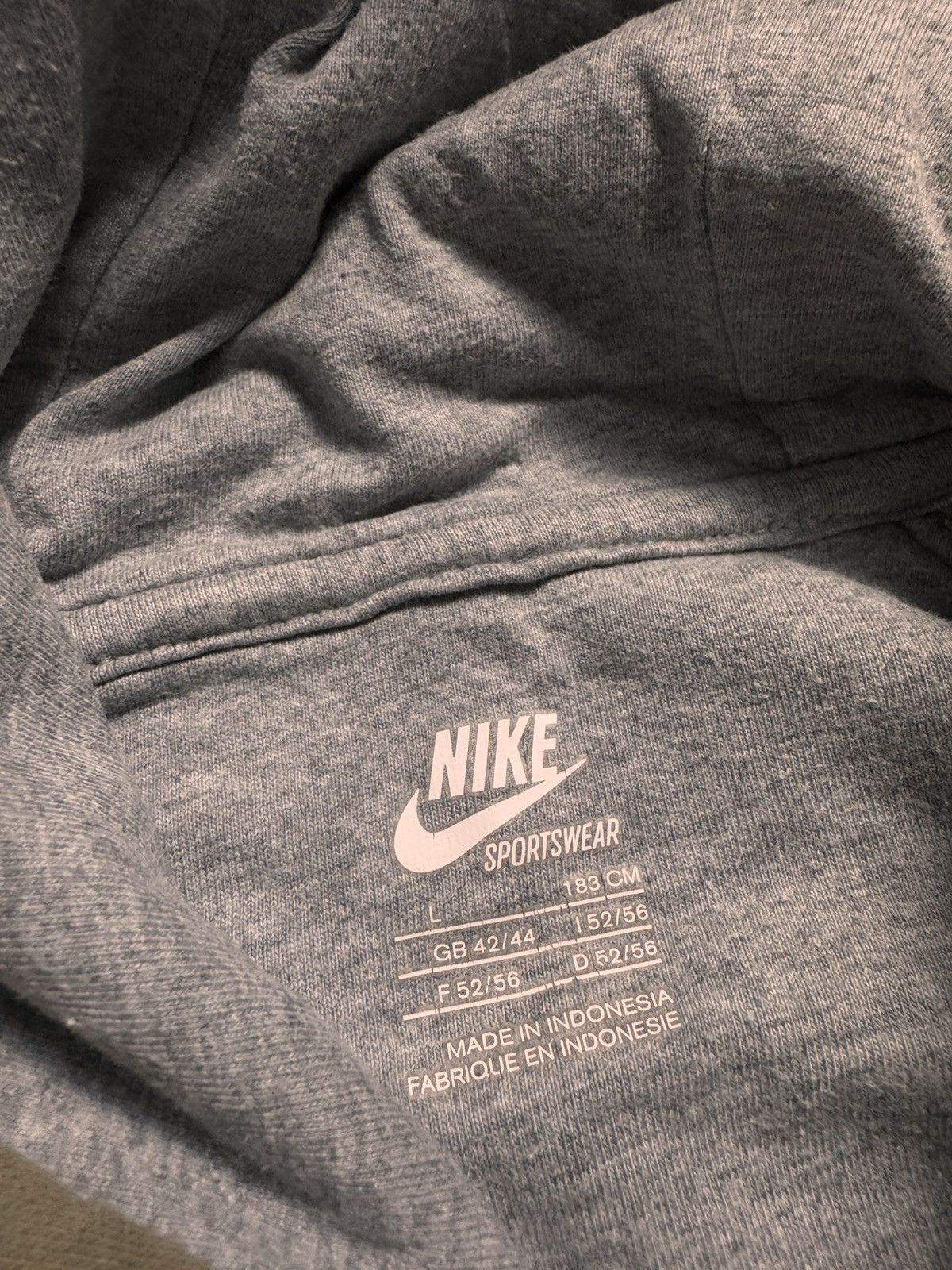Nike × Vintage NIKE VINTAGE CENTER LOGO OVERSIZE BOXY HOODIE Size US L / EU 52-54 / 3 - 5 Thumbnail
