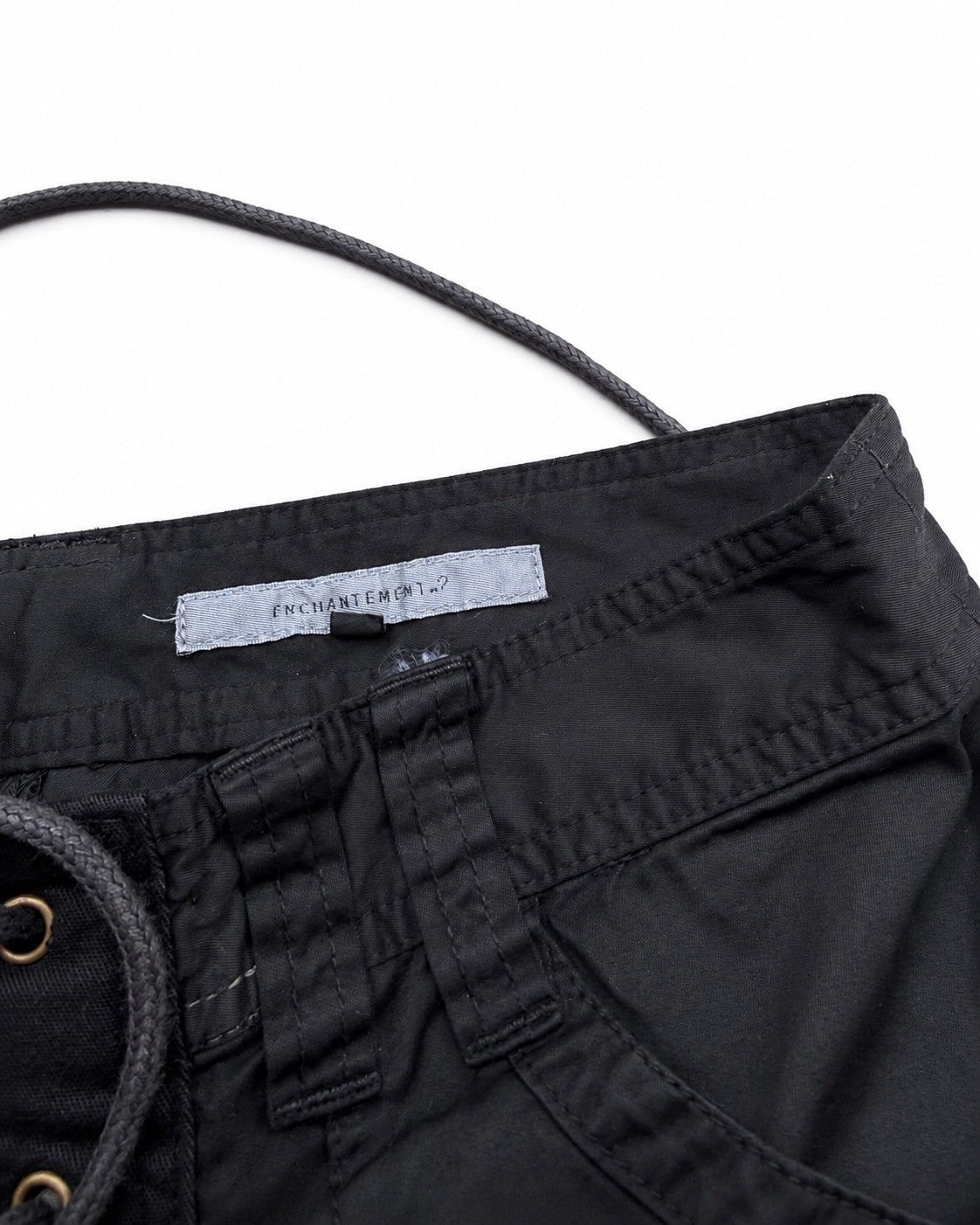 Japanese Brand Enchantement Lace up flare cargo pants Size US 27 - 3 Thumbnail