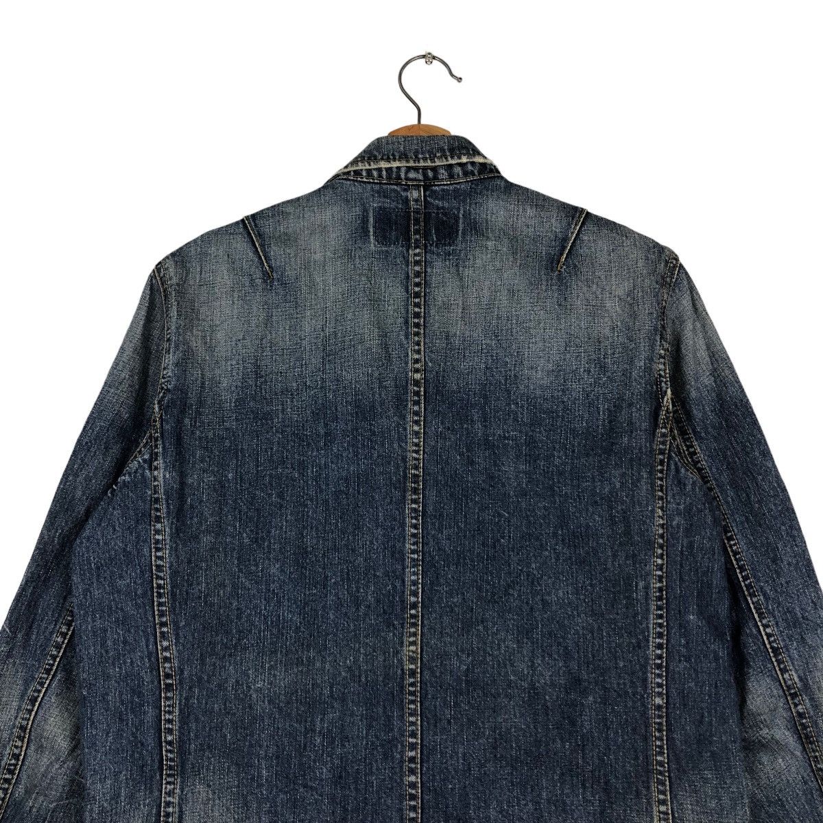 Levi's 🔥Vintage Chore Biker Denim Jacket Levi’s Big Pocket Size US M / EU 48-50 / 2 - 9 Thumbnail