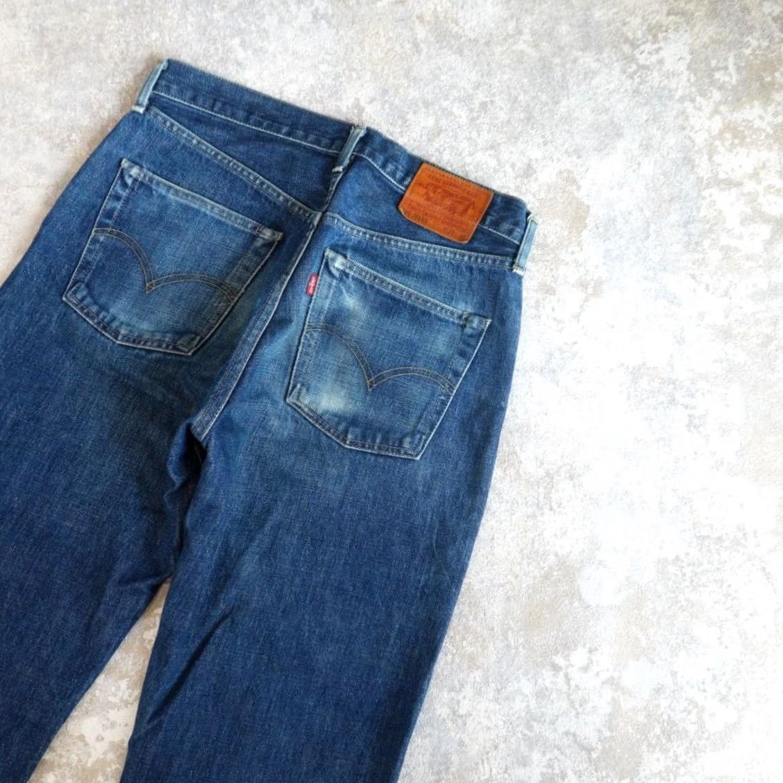 Levi's VINTAGE Levi's 90s Made in Japan BIG E 503B-XX Selvedge Denim Pants Jeans W31 Men Blue Regular Size 31 Leather Wear Size US 31 - 4 Thumbnail