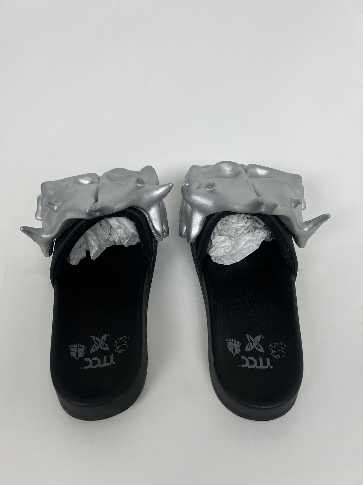 Custom itcc x shcr x flufflord x baojiaxiang 3d skull slippers 