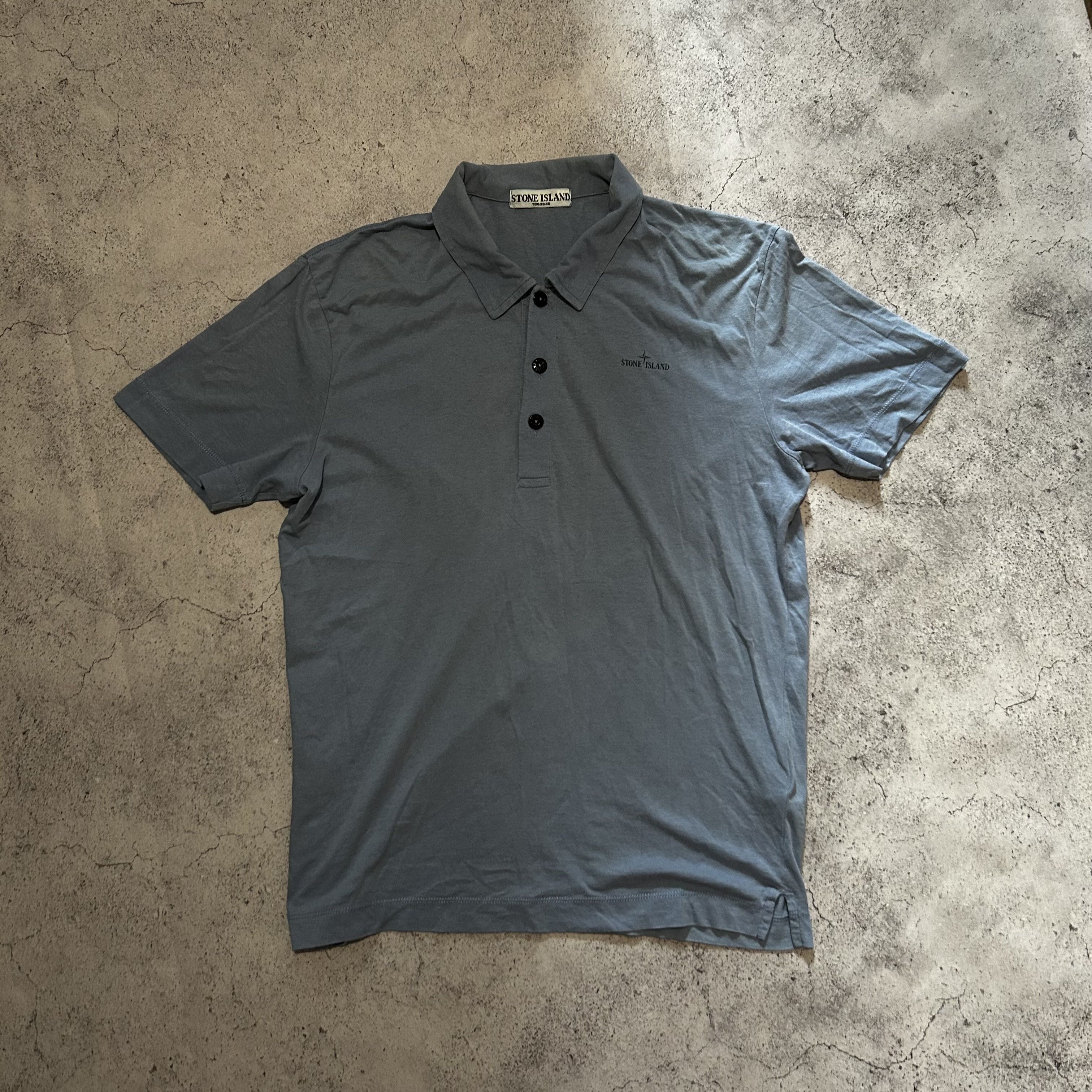 Massimo Osti × Stone Island Vintage Stone Island polo with big logo Size US L / EU 52-54 / 3 - 2 Thumbnail