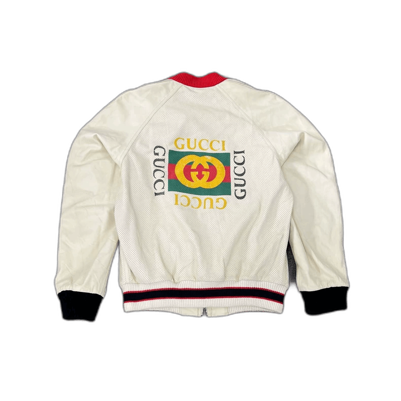 Gucci Gucci Logo Small Lambskin Leather Jacket Size L / US 10 / IT 46 - 1 Thumbnail