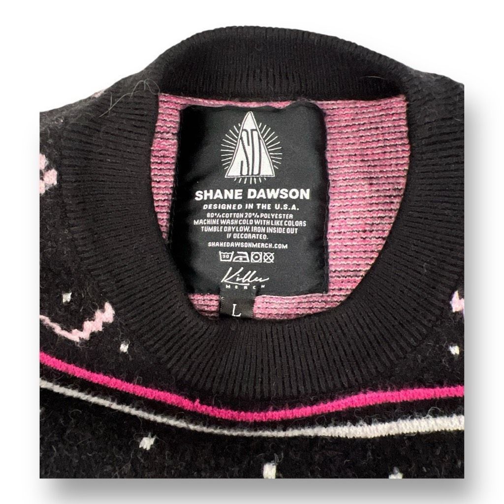 Other Shane Dawson Killer Merch Pig Oh My God Pig Sweater Pink Bla Size L / US 10 / IT 46 - 4 Thumbnail