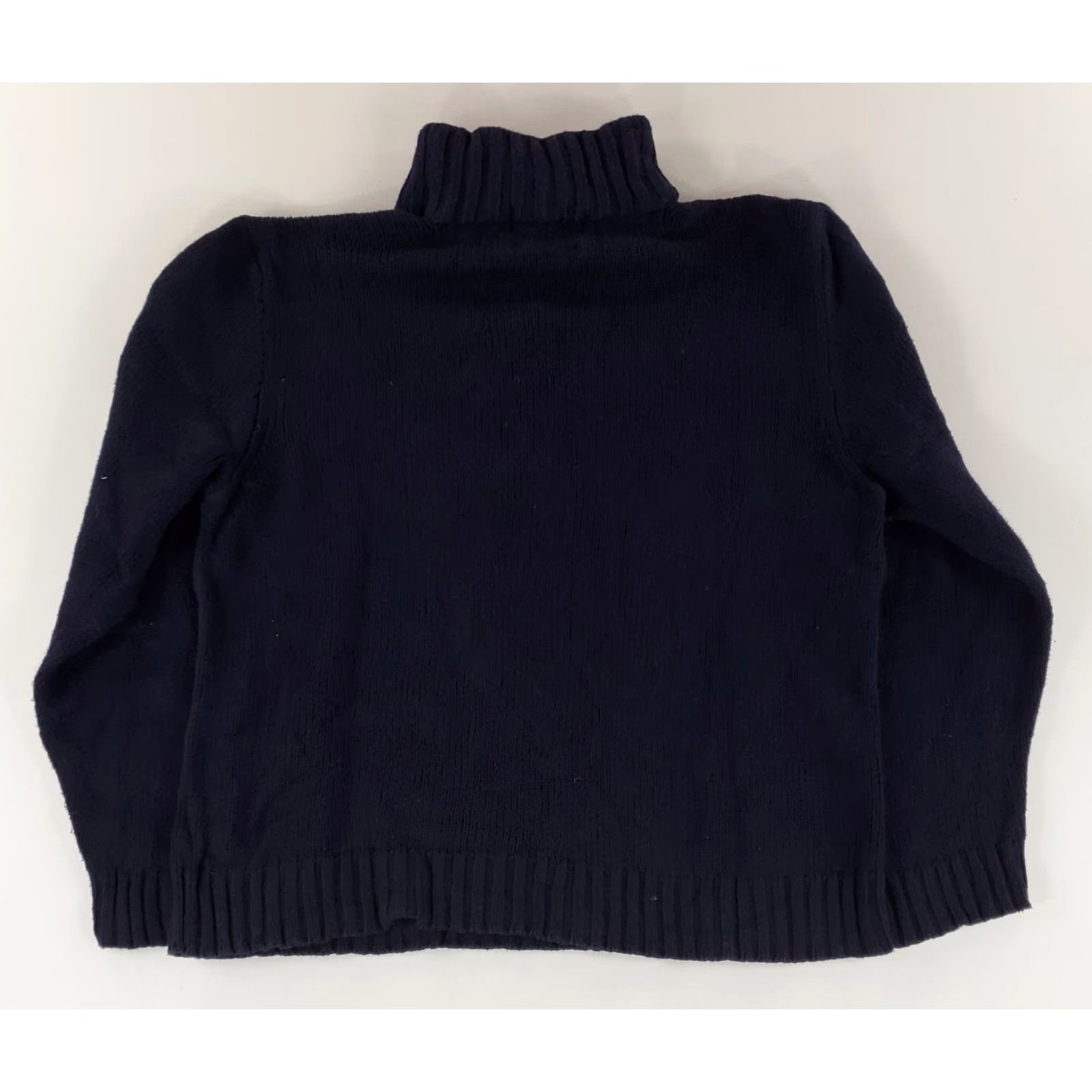 Polo Ralph Lauren Polo Ralph Lauren Sweater 1/4 Zip Cotton Blue Banded Ribbed Collar Mens XL Blue Size US XL / EU 56 / 4 - 6 Thumbnail