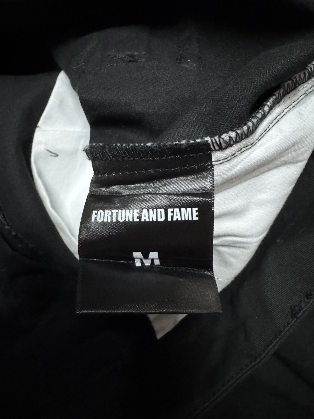Tornado Mart JAPANESE FORTUNE FAME PUNK POEM BLACK MULTIPOCKET CARGO Size US 31 - 13 Thumbnail