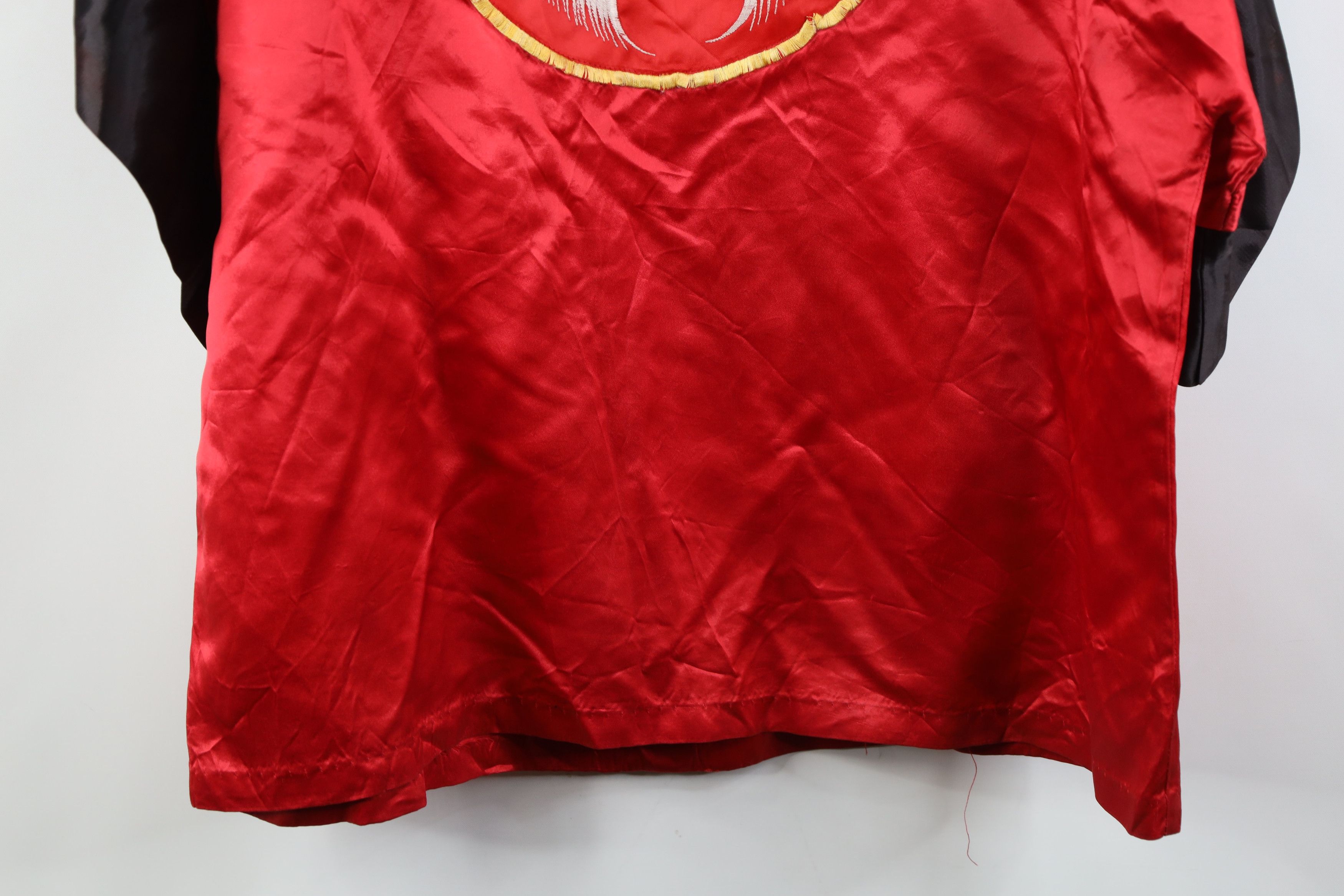 Vintage Vintage 70s Satin Crane Short Sleeve Robe Shirt Japan Asian Size S / US 4 / IT 40 - 16 Thumbnail