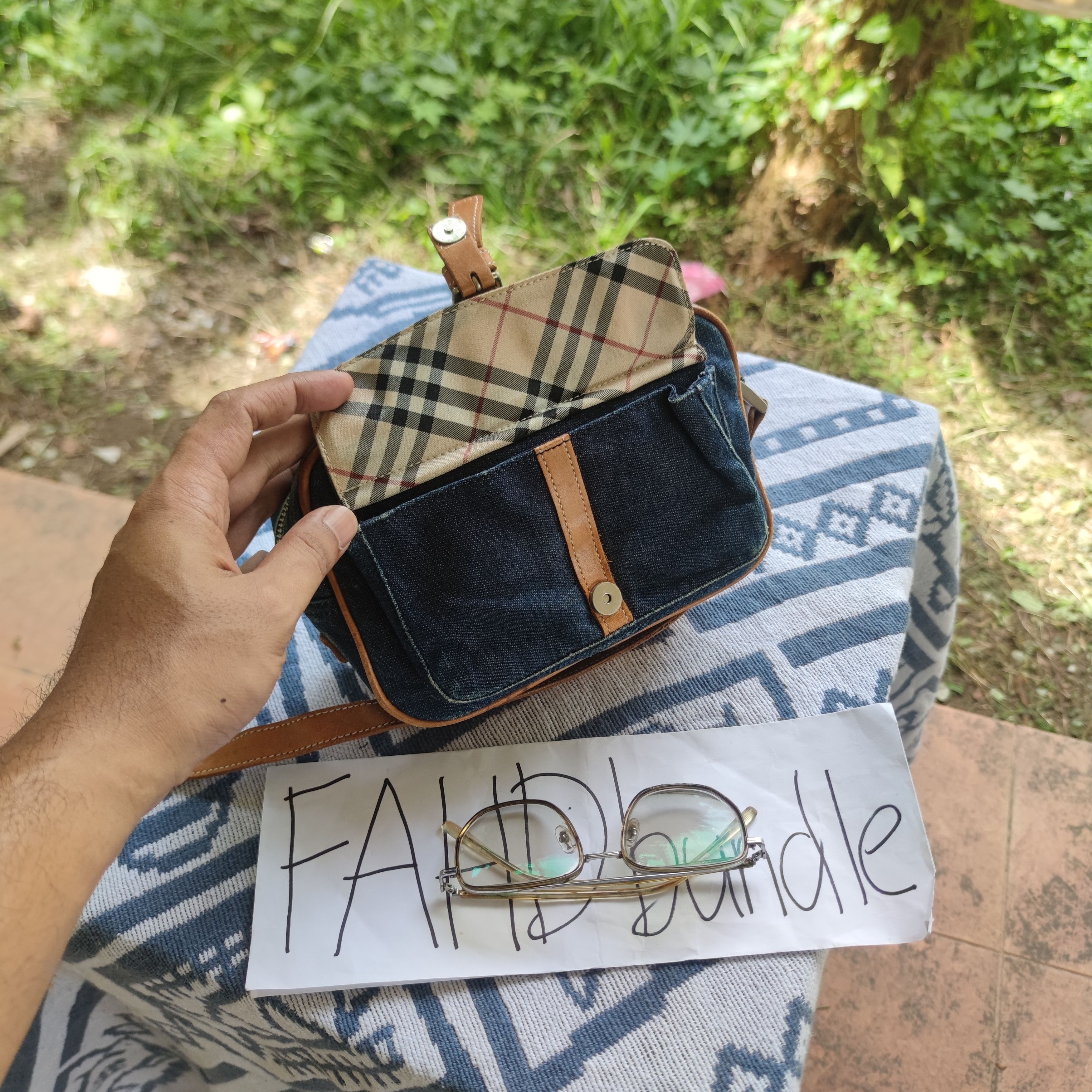 Burberry BURBERRY DENIM SLINGBAG Size ONE SIZE - 2 Thumbnail
