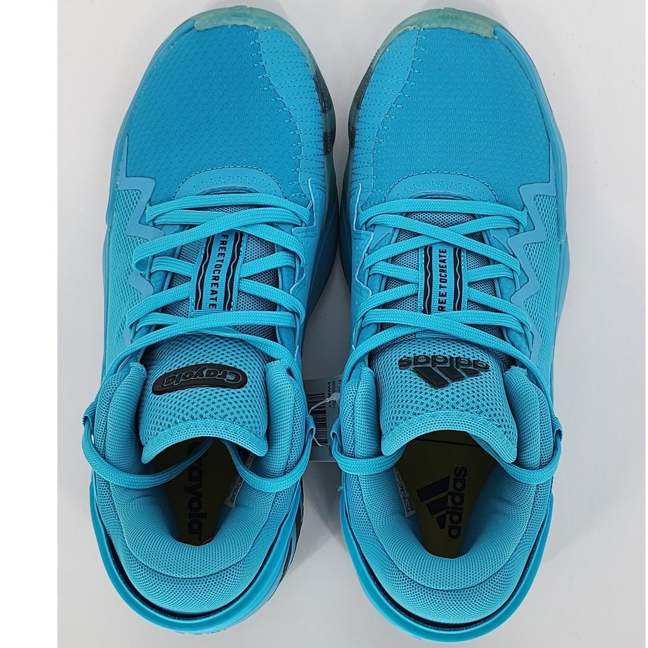 Adidas Adidas D.O.N. Iss 2 Crayola Signal Cyan Sky Blue Sneaker 7.5 Size US 7.5 / EU 40-41 - 8 Thumbnail