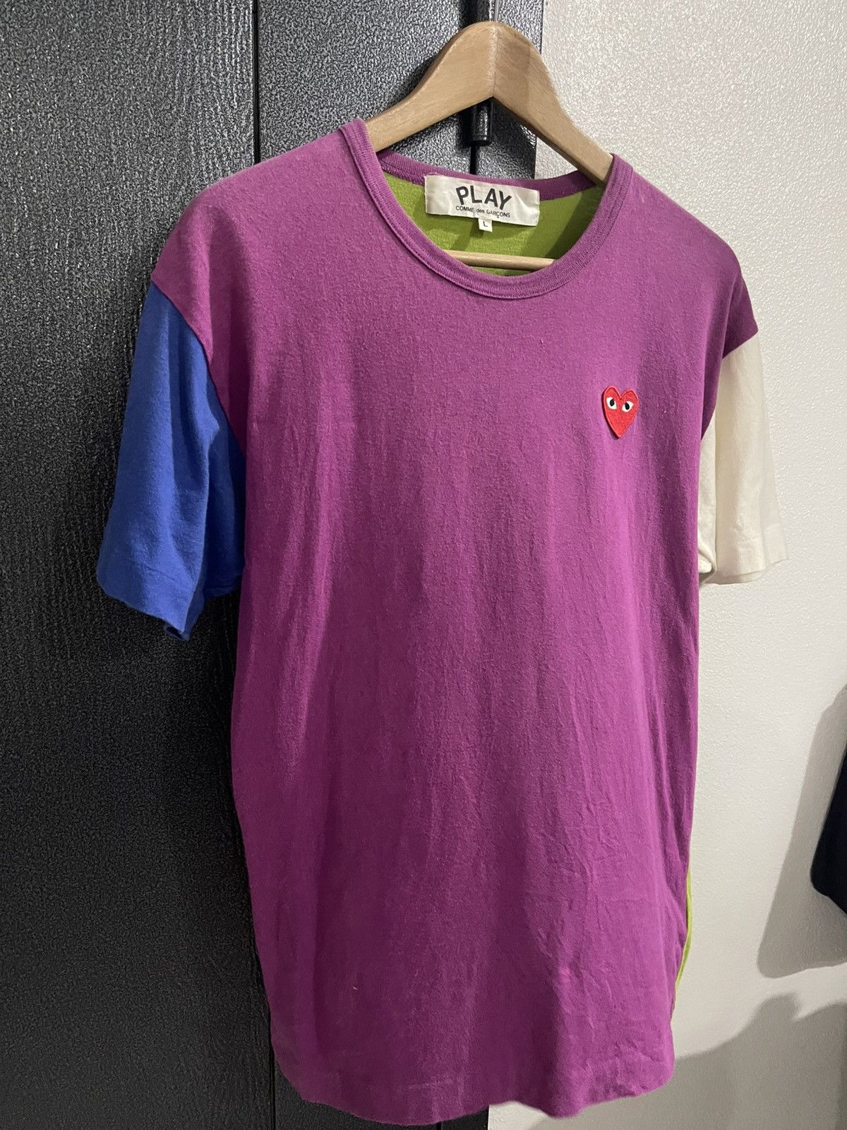 Comme des Garcons PLAY Comme des Garcons Play Multicolor Tshirt Size US L / EU 52-54 / 3 - 2 Thumbnail