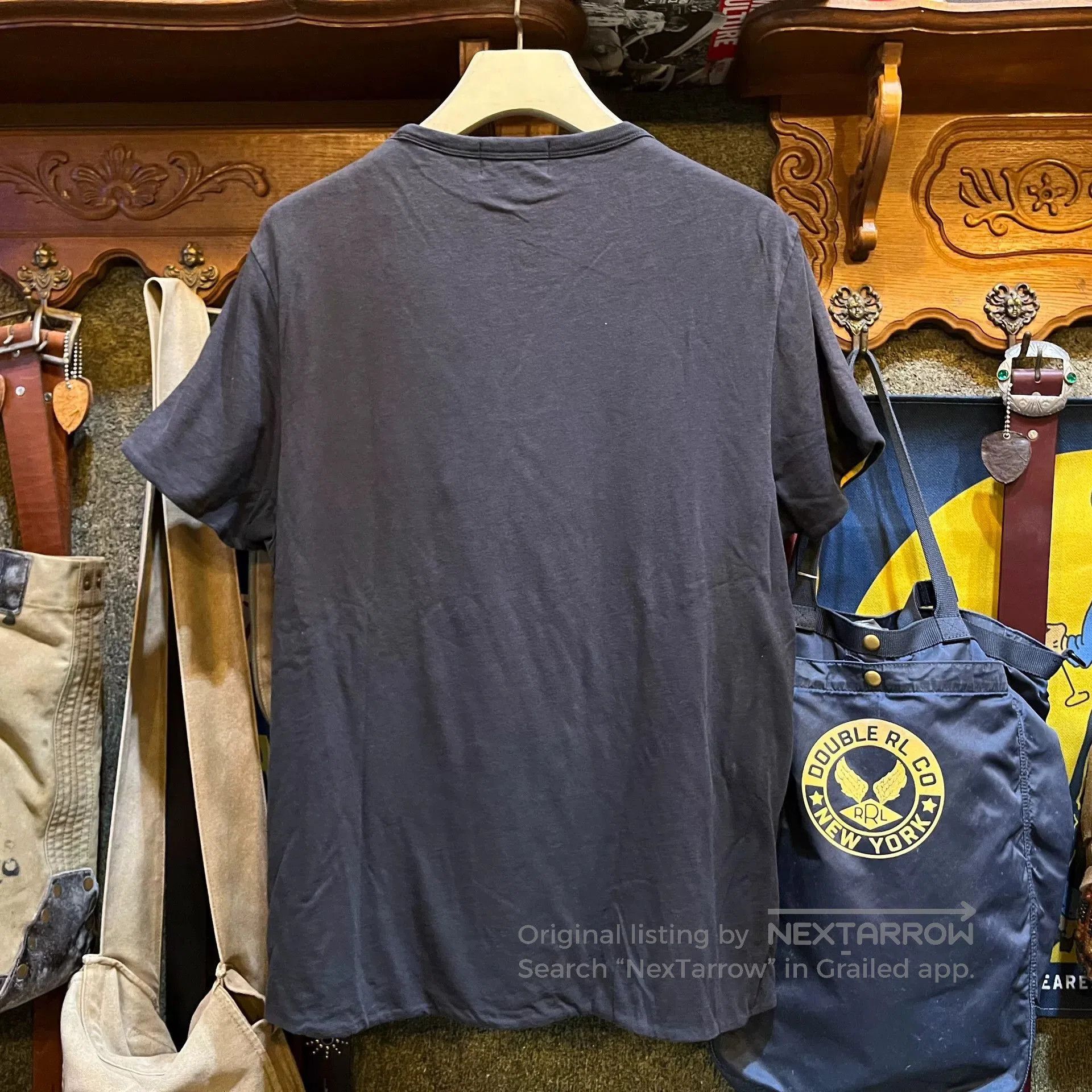 RRL Ralph Lauren Double RL Ralph Lauren Short Sleeve T. Size US XL / EU 56 / 4 - 2 Thumbnail