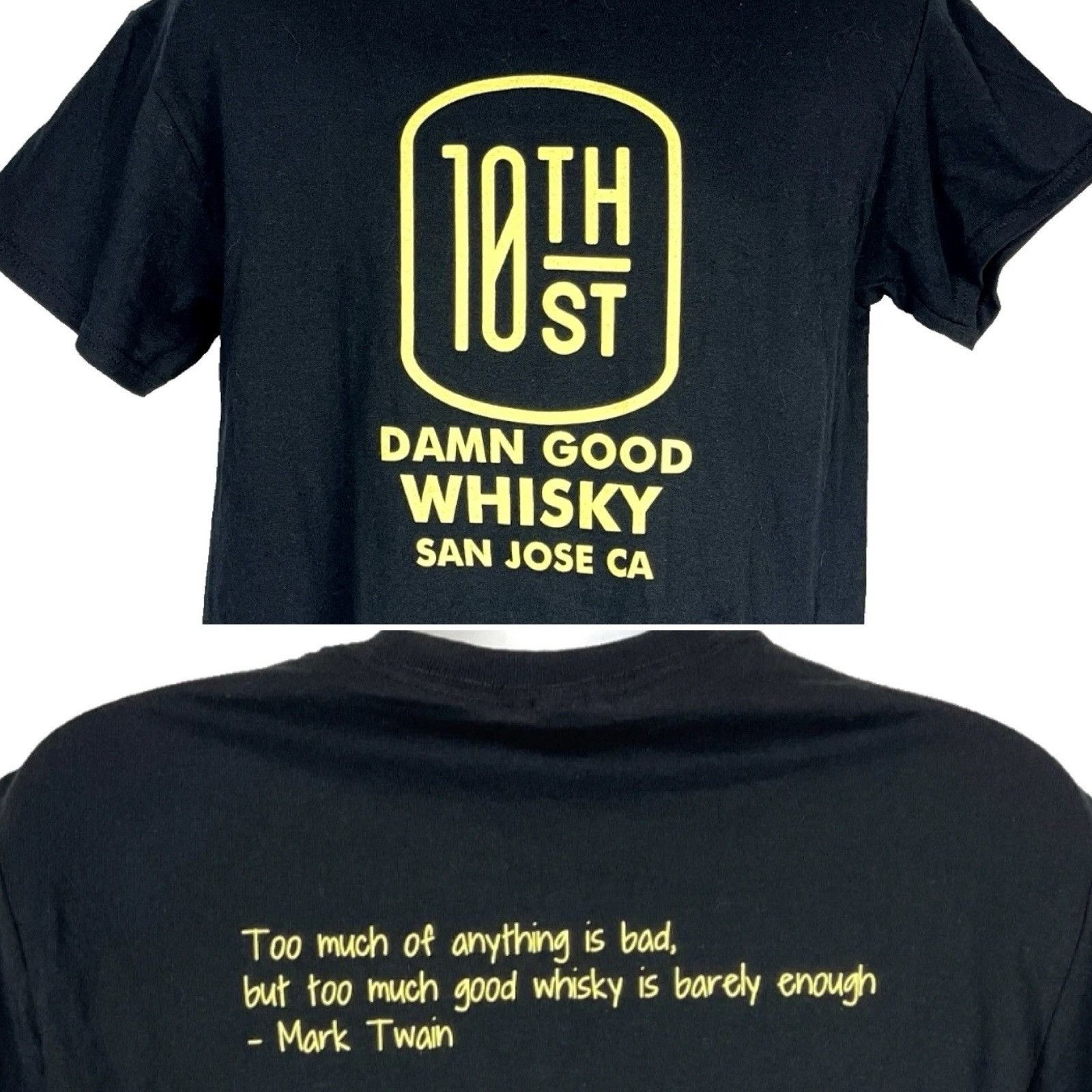 Other 10th Street Whisky San Jose Mens T-Shirt size Medium Mark Tw Size US M / EU 48-50 / 2 - 1 Thumbnail