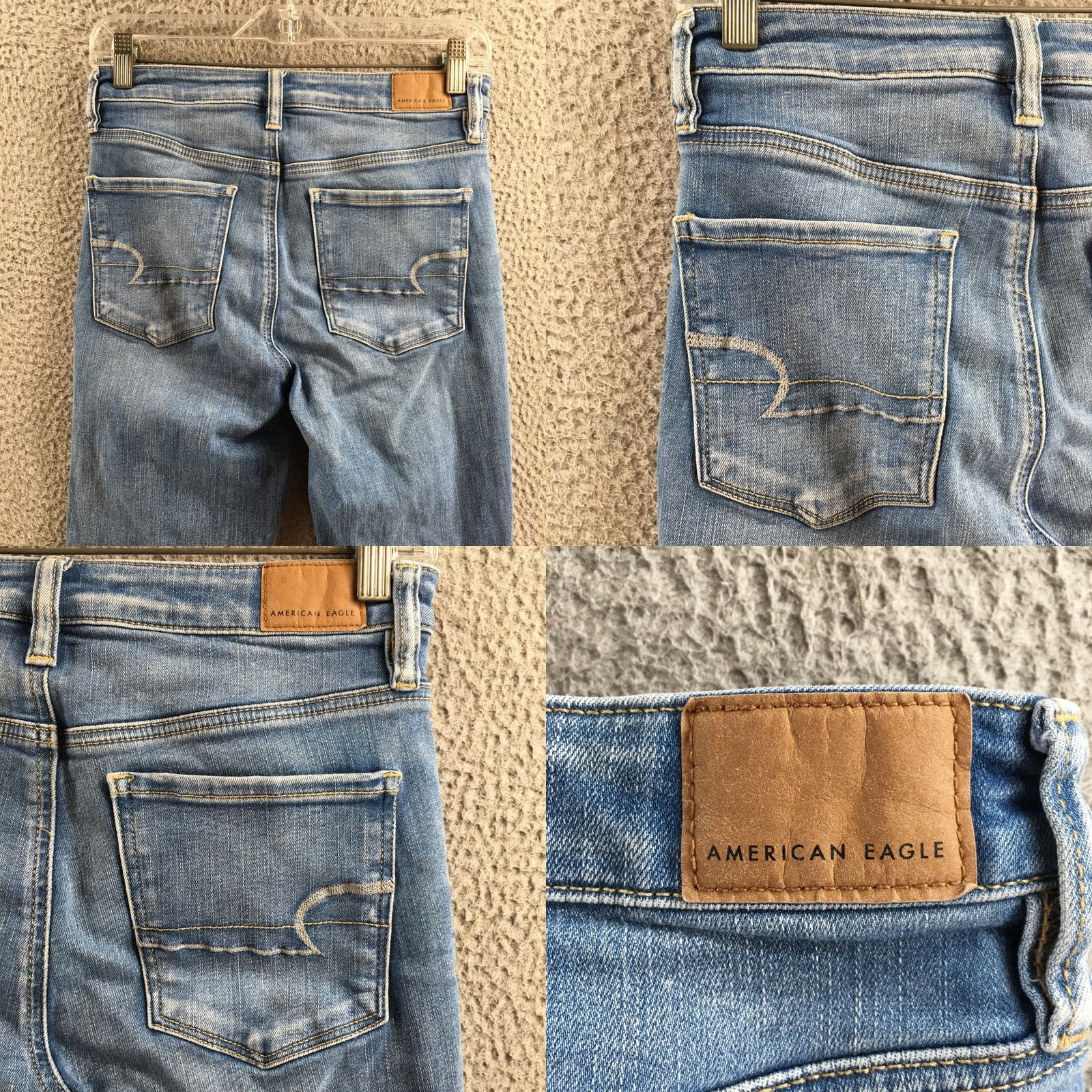 American Eagle Outfitters American Eagle Outfitters Jegging Jeans Womens 6R Blue Denim Mid Rise Button Fly Jeans Women Denim Jeans Regular Rise Midi Blue Size 28" / US 6 / IT 42 - 9 Thumbnail