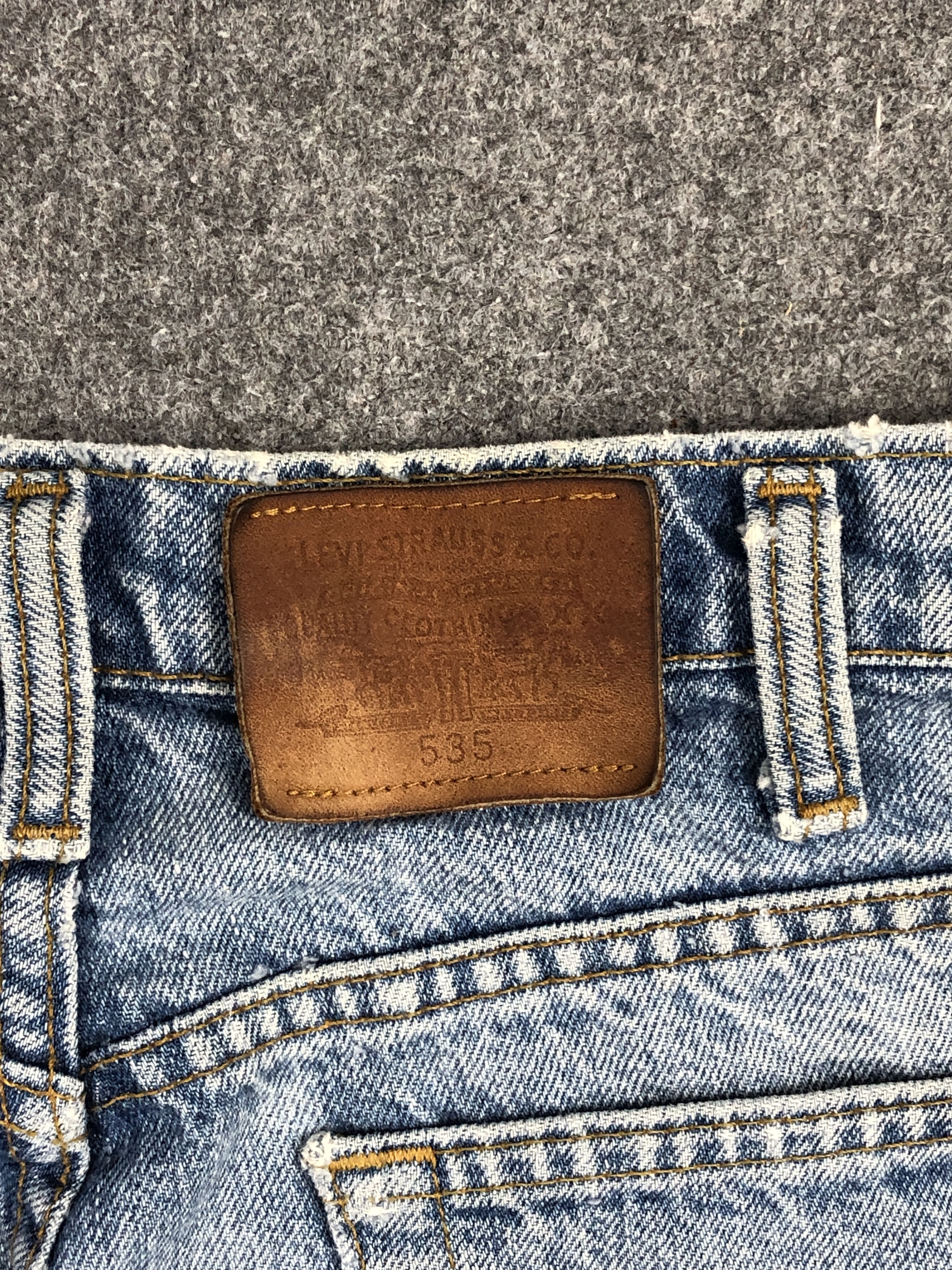 Levi's Vintage 80s Levis 535 Light Washed Jeans DP2287 Size US 32 / EU 48 - 5 Thumbnail