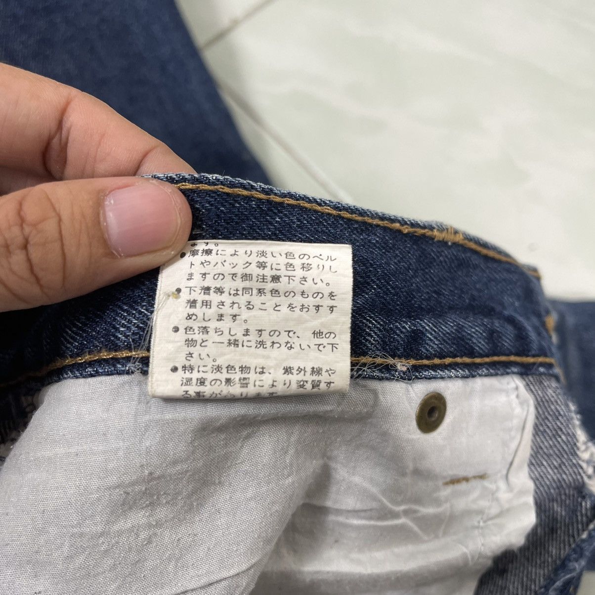 GOSTAR DE FUGA Blue Denim Jeans Machope Distressed Jeans Size US 30 / EU 46 - 19 Thumbnail