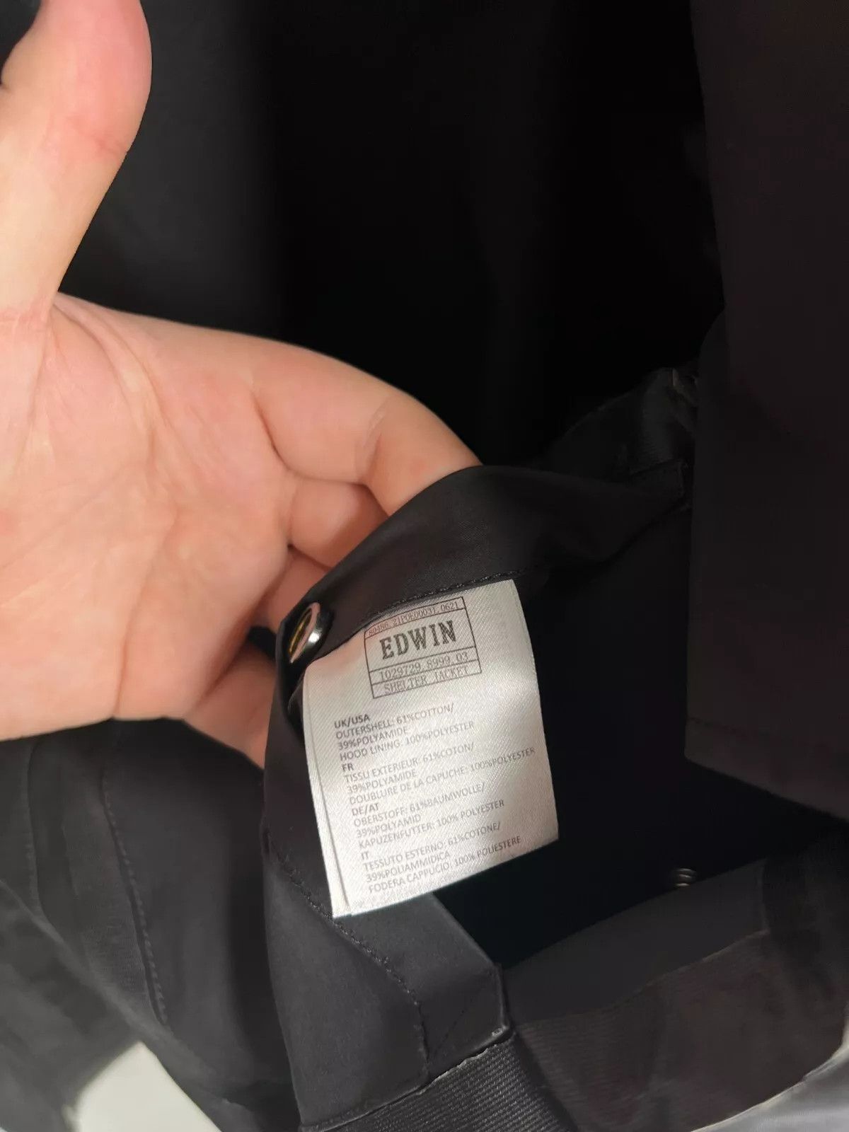 Edwin Edwin Men's Graphite Waterproof Rip Stop Shelter Jacket Size US S / EU 44-46 / 1 - 11 Thumbnail