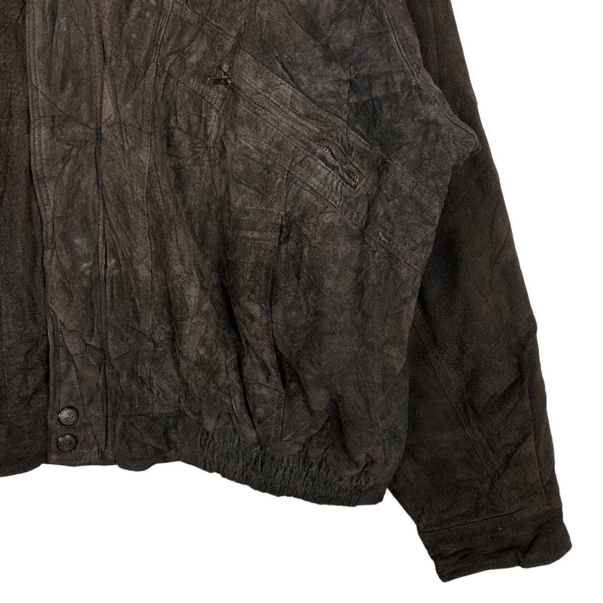 Japanese Brand 🔥Vtg Worker Leather Jacket Charles Klein Japan Made Size US XXL / EU 58 / 5 - 5 Thumbnail