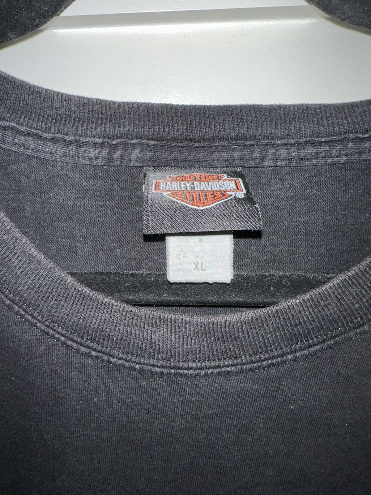 Harley Davidson Vintage Harley Chrome & Fire tee sz XL Size US XL / EU 56 / 4 - 6 Thumbnail