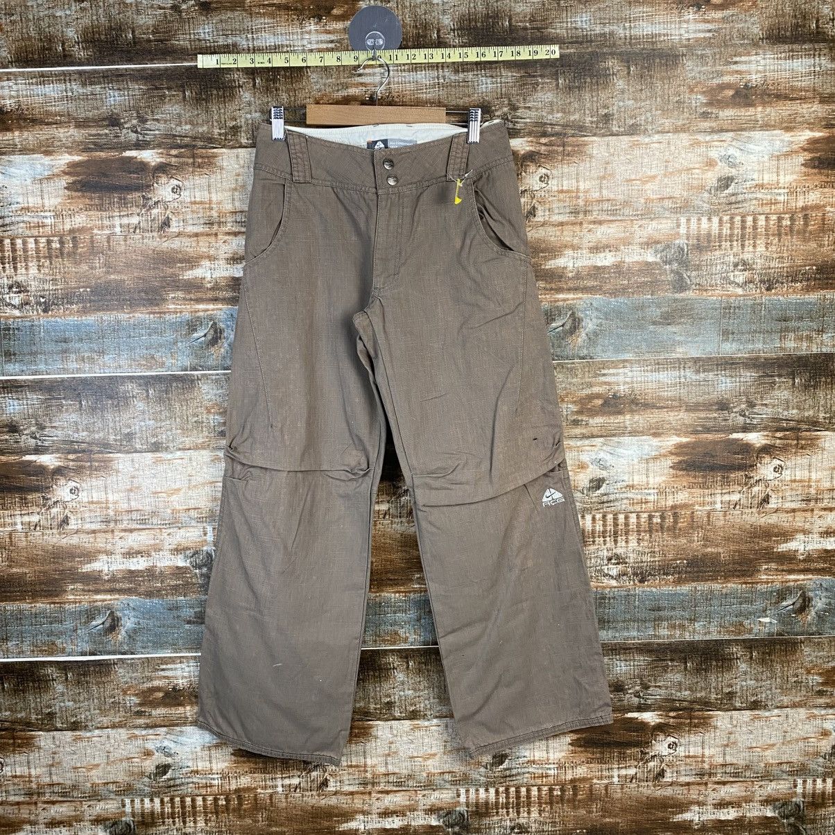 Nike ACG DL Nike Acg Brown Cargo Multipocket Pants #C1131 Size US 27 - 1 Thumbnail