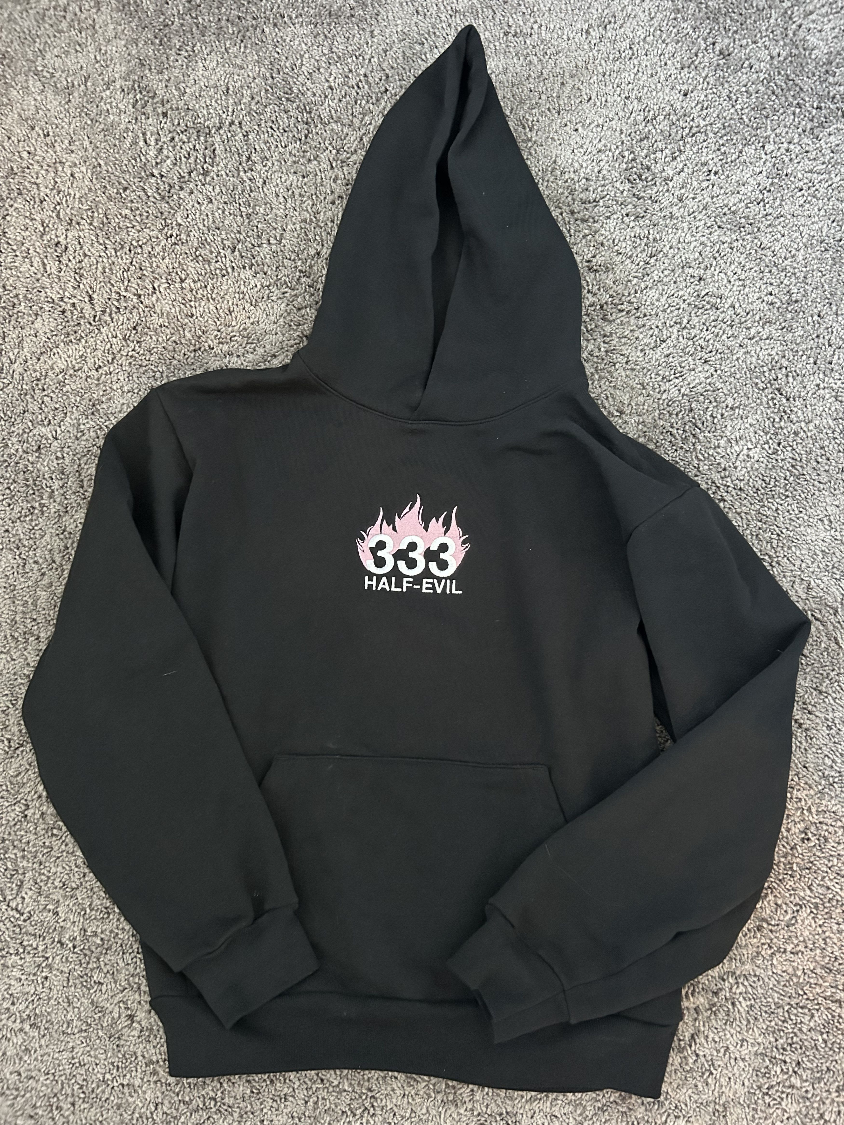 Sold Half Evil embroidered hoodie (Size M)