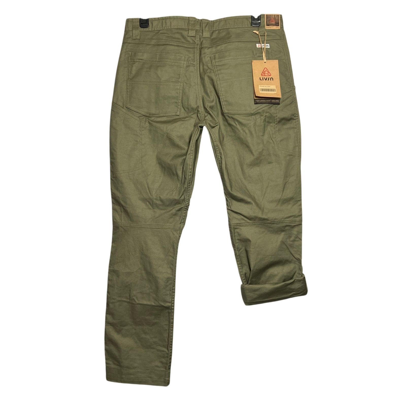 Other LIVSN Flex Canvas Utility Pants Olive Original Fit 36x30 Size US 36 / EU 52 - 2 Thumbnail