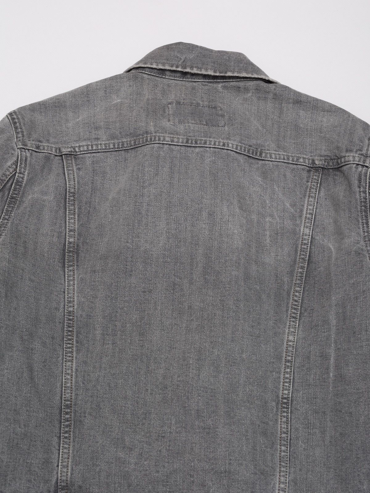 Allsaints Allsaints Keswick Denim Jacket Gray Distressed Style Size US S / EU 44-46 / 1 - 12 Thumbnail