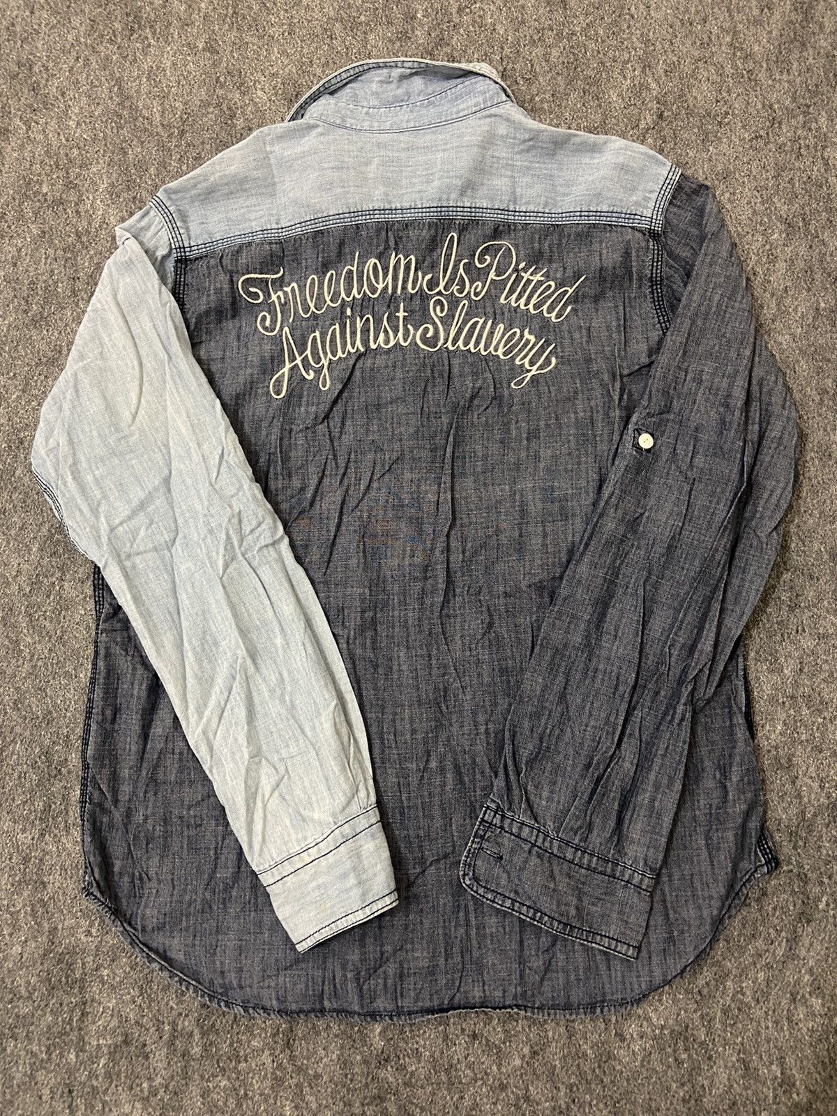 Hysteric Glamour × If Six Was Nine × Japanese Brand stooge & co capital style long denim shirt Size US L / EU 52-54 / 3 - 1 Thumbnail