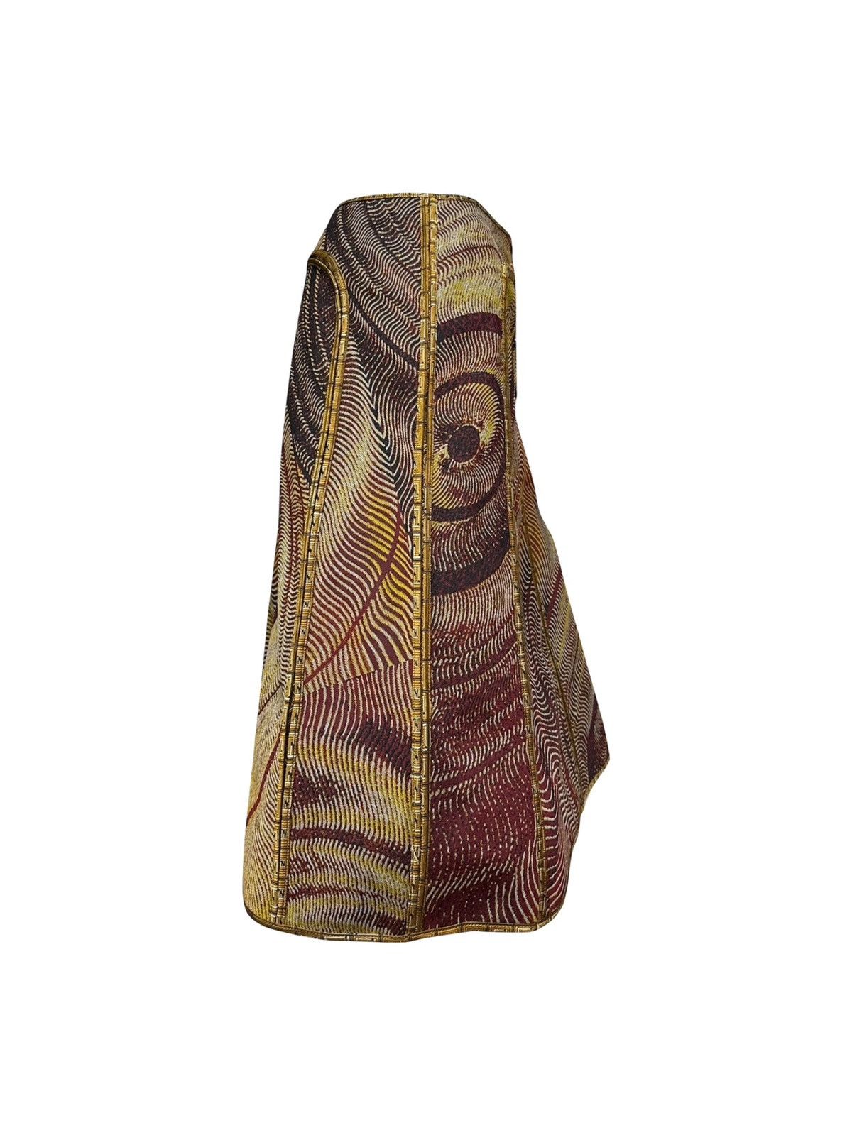 Fendi FENDI Fall Winter 2000 Jacquard Flared Midi Skirt Size 30" / US 8 / IT 44 - 3 Thumbnail